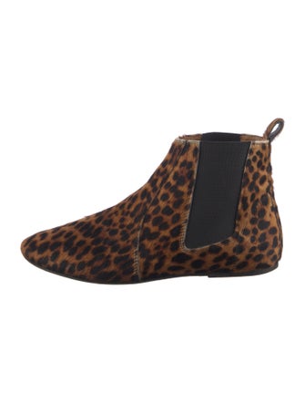 Étoile Isabel Marant Ponyhair Animal Print Chelsea Boots