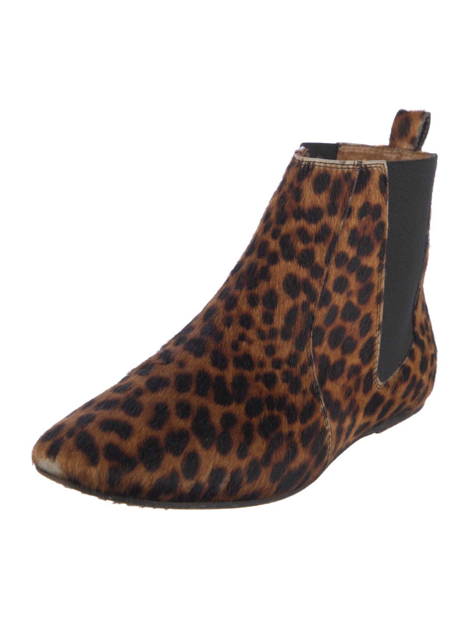 Étoile Isabel Marant Ponyhair Animal Print Chelsea Boots