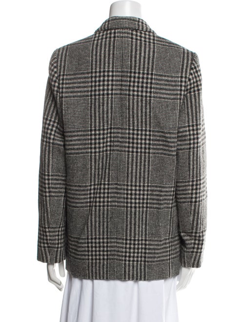 Étoile Isabel Marant Wool Plaid Print Blazer
