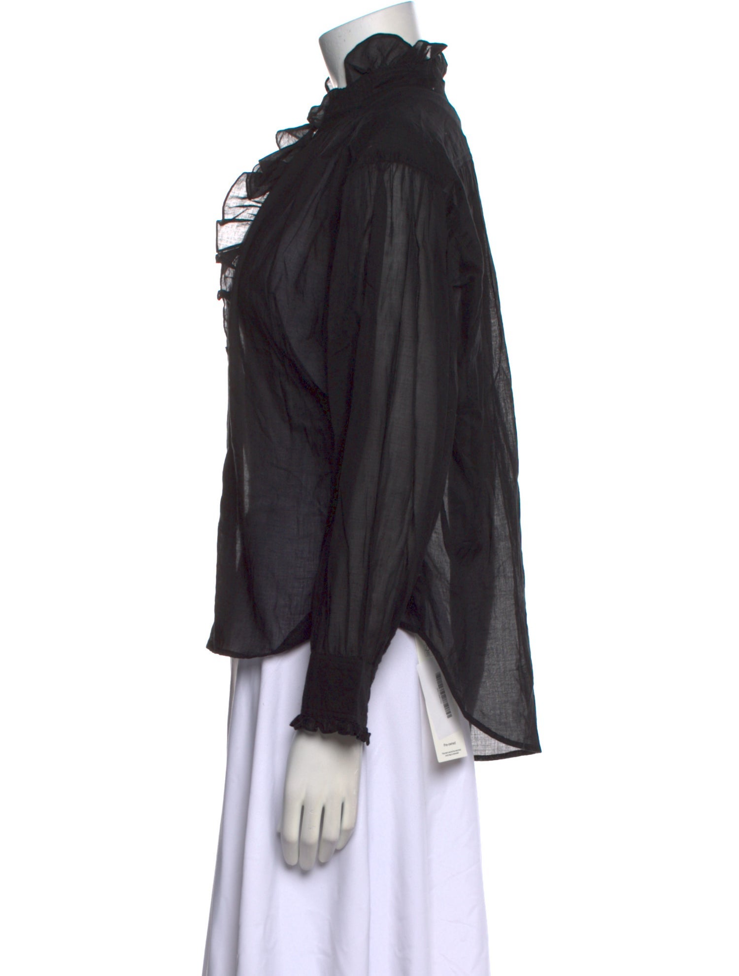 Étoile Isabel Marant Mock Neck Long Sleeve Blouse