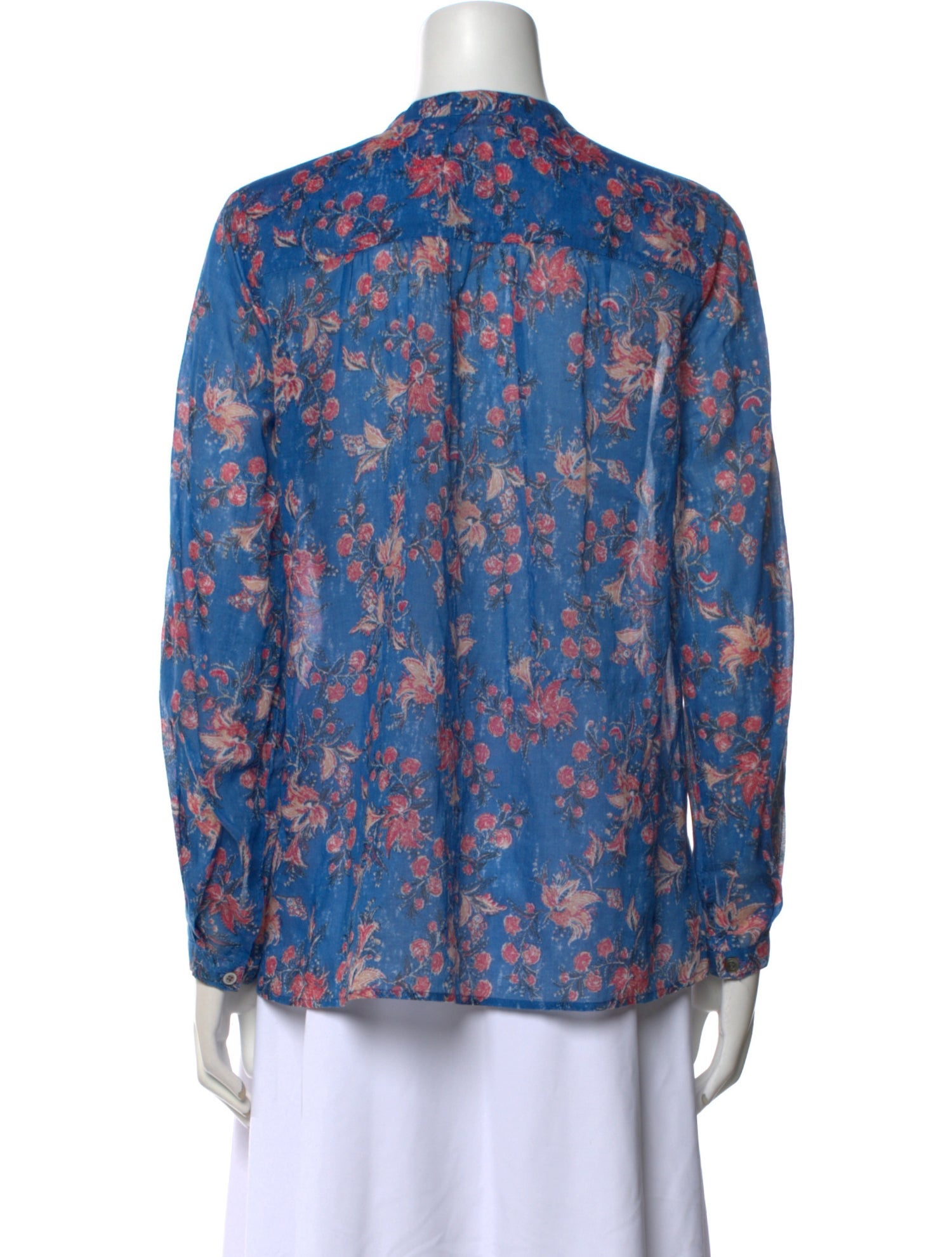 Étoile Isabel Marant Floral Print Crew Neck Blouse