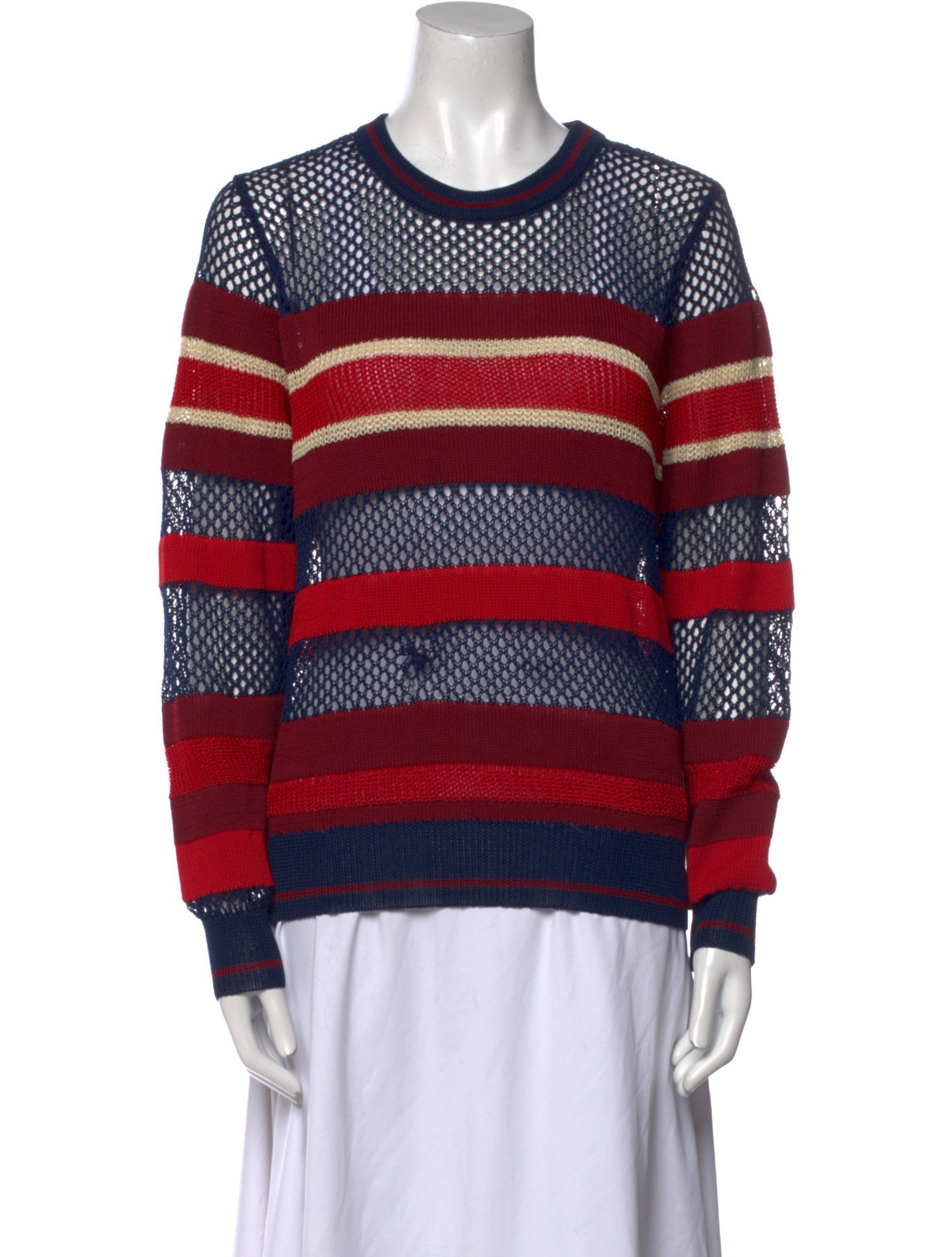 Étoile Isabel Marant Striped Crew Neck Sweater