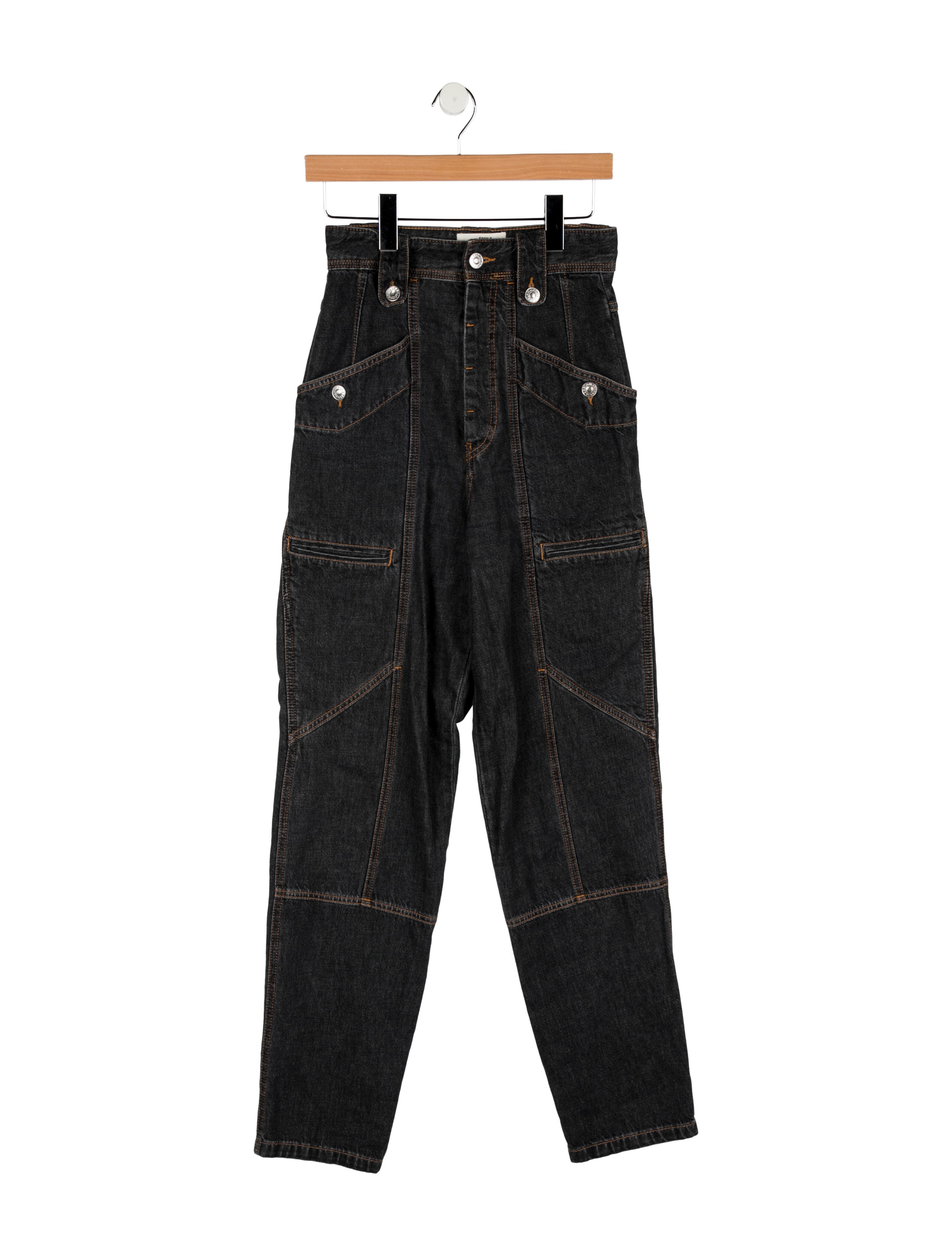 Étoile Isabel Marant High-Rise Straight Leg Jeans