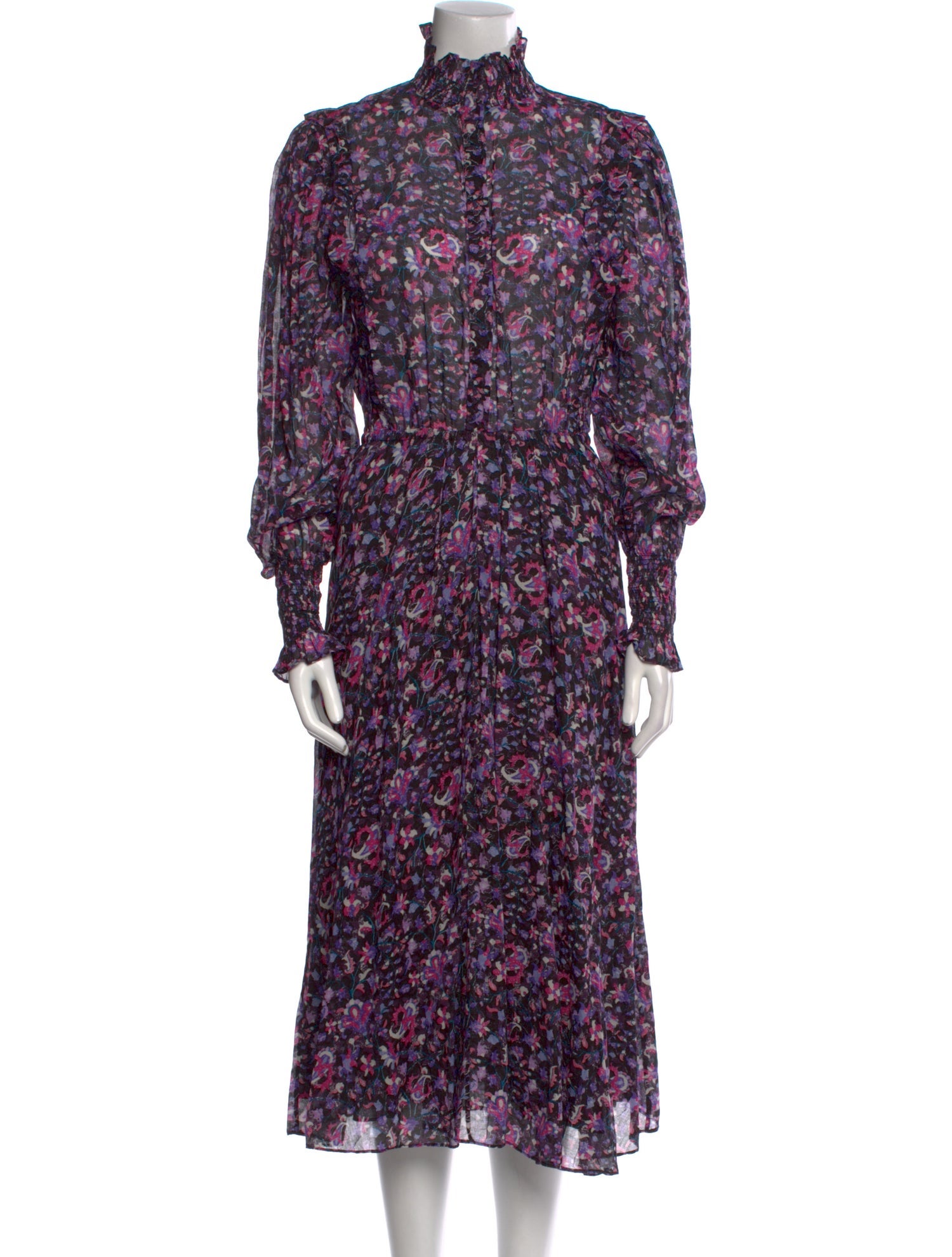 Étoile Isabel Marant Floral Print Midi Length Dress