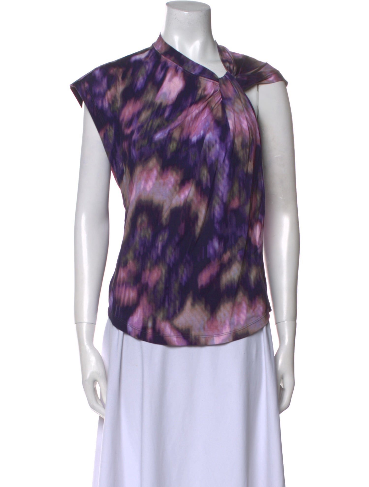 Étoile Isabel Marant Printed Cowl Neck Blouse w/ Tags