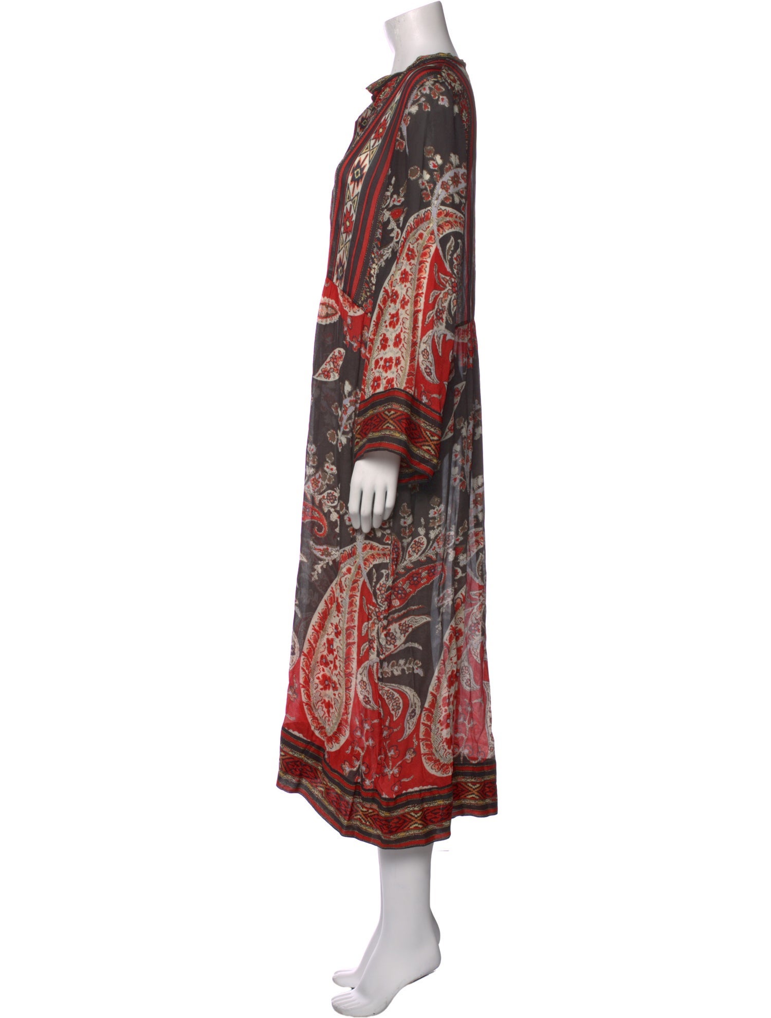 Étoile Isabel Marant Paisley Print Midi Length Dress