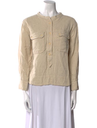 Étoile Isabel Marant Silk Mock Neck Blouse