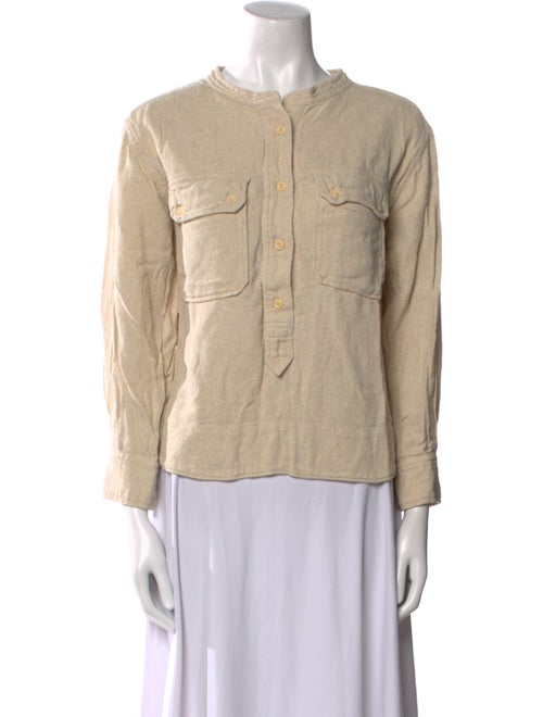 Étoile Isabel Marant Silk Mock Neck Blouse