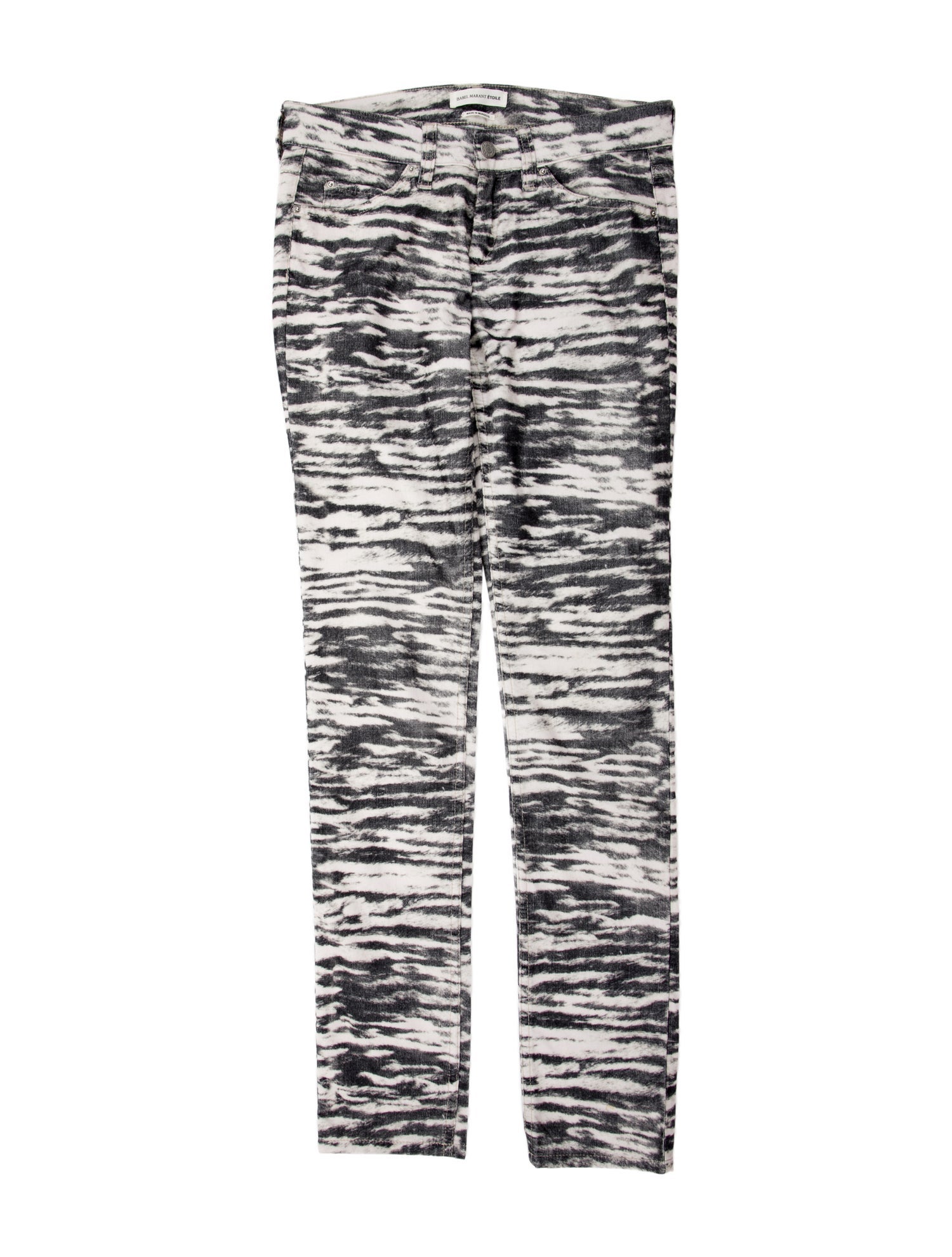 Étoile Isabel Marant Animal Print Skinny Leg Pants