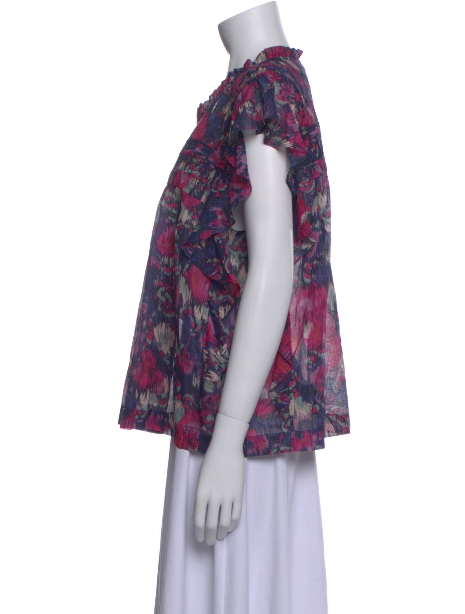 Étoile Isabel Marant Floral Print Crew Neck Blouse w/ Tags