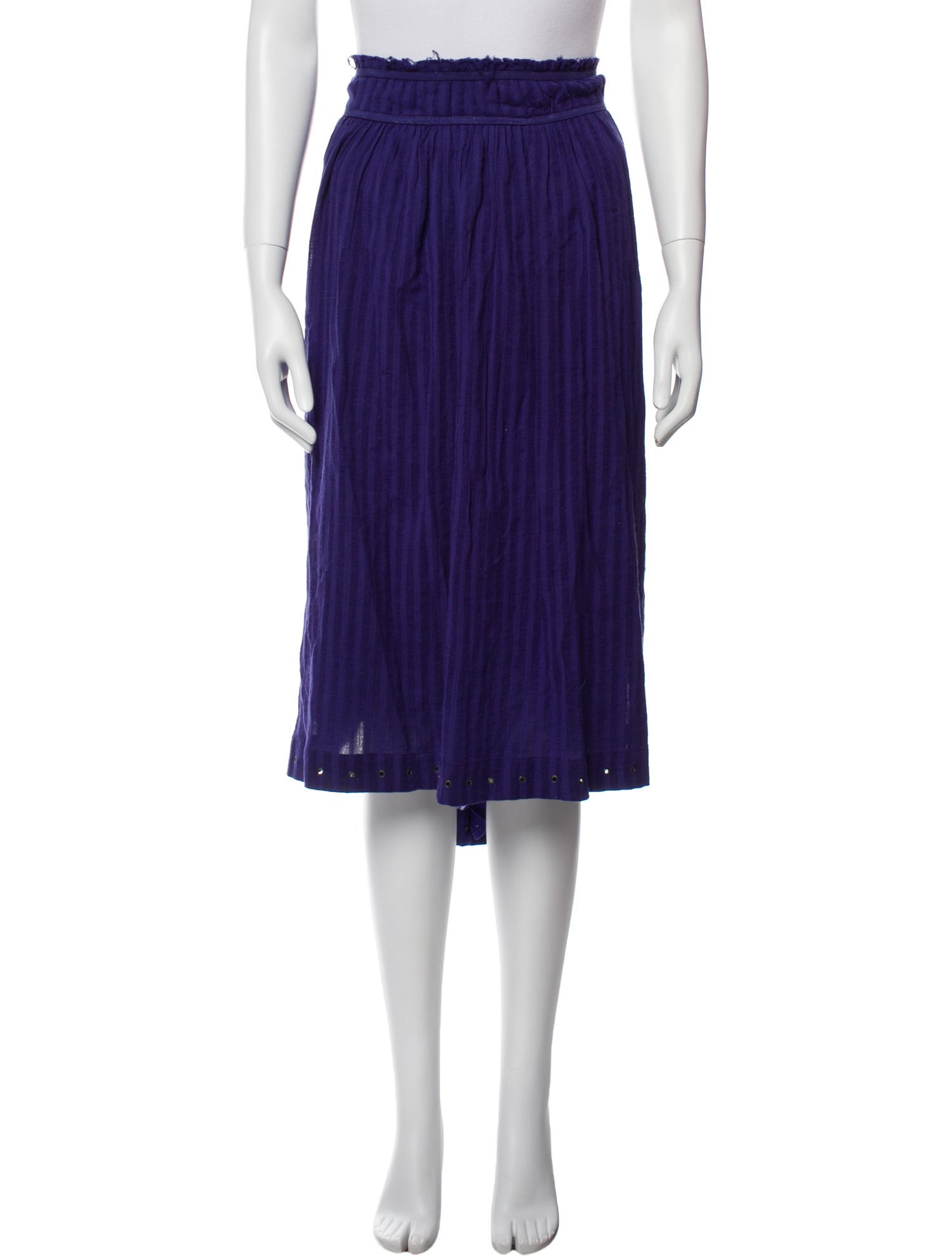 Étoile Isabel Marant Ruffle Embellishment Midi Length Skirt