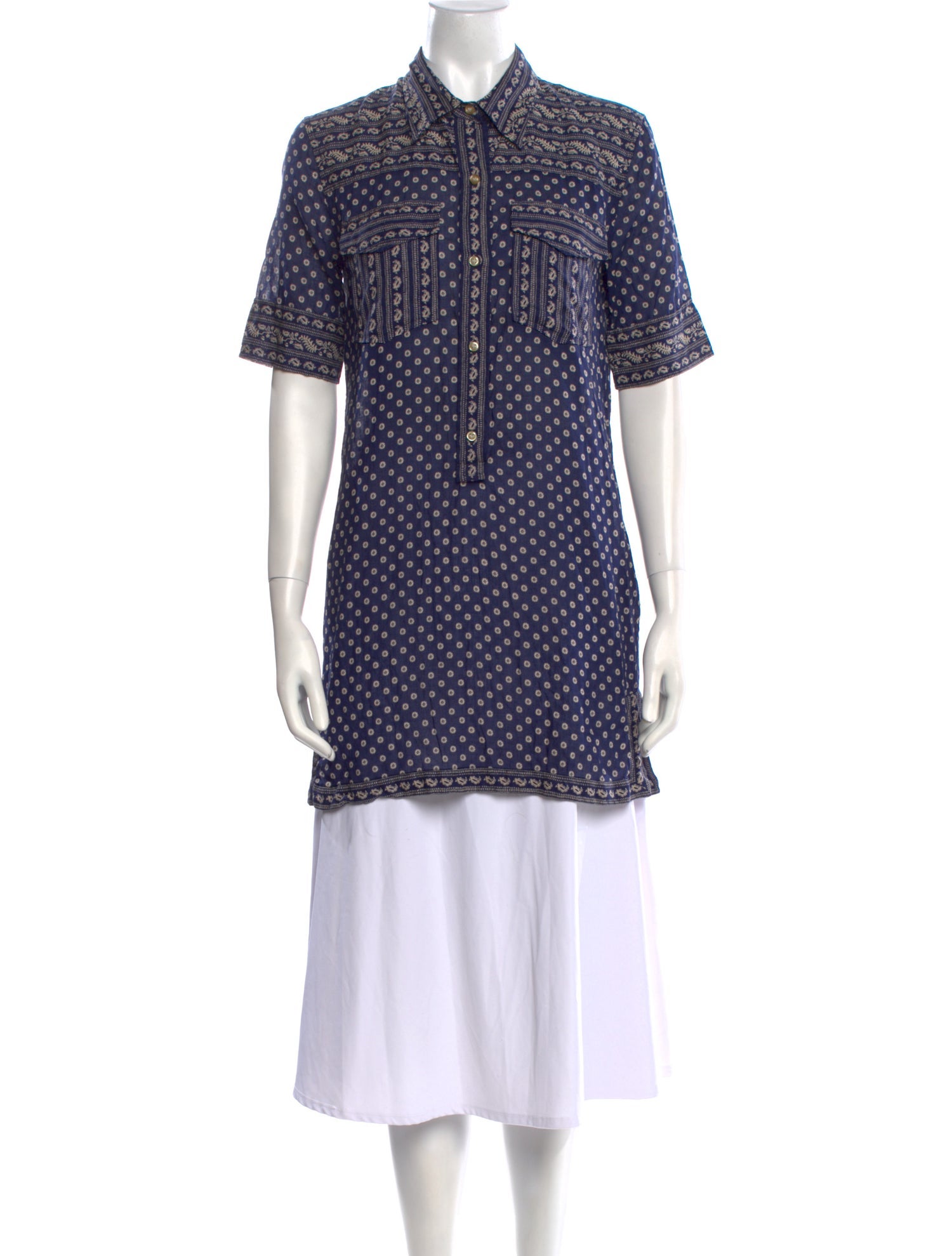 Étoile Isabel Marant Printed Short Sleeve Tunic