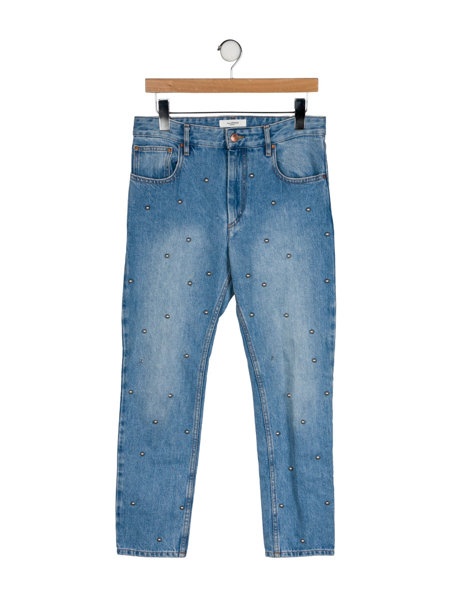 Étoile Isabel Marant Mid-Rise Straight Leg Jeans