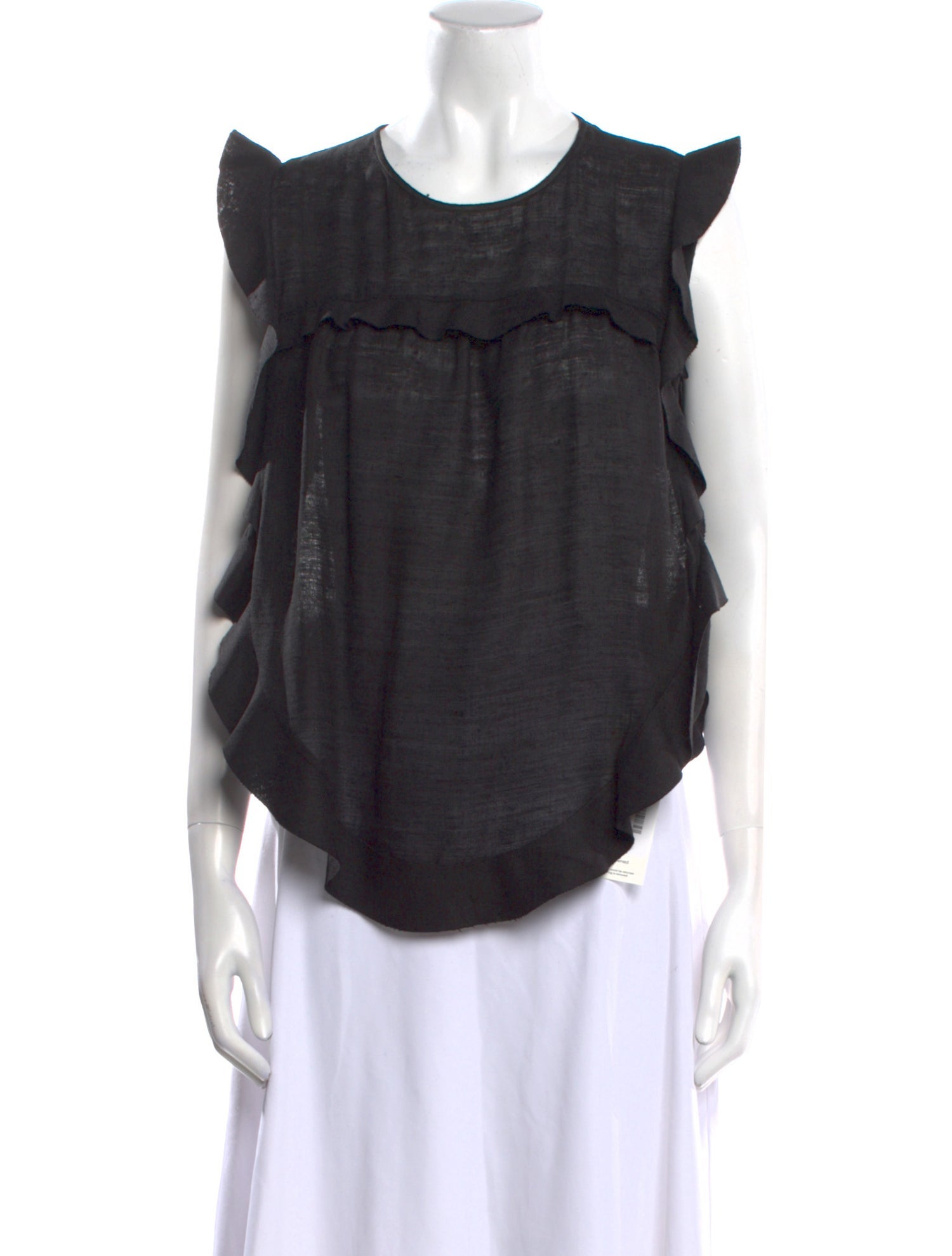 Étoile Isabel Marant Silk Scoop Neck Blouse