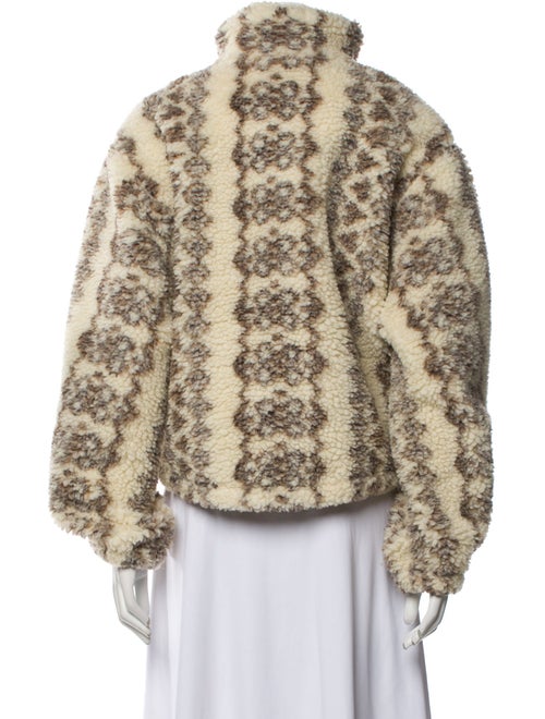 Étoile Isabel Marant Printed Faux Fur Jacket