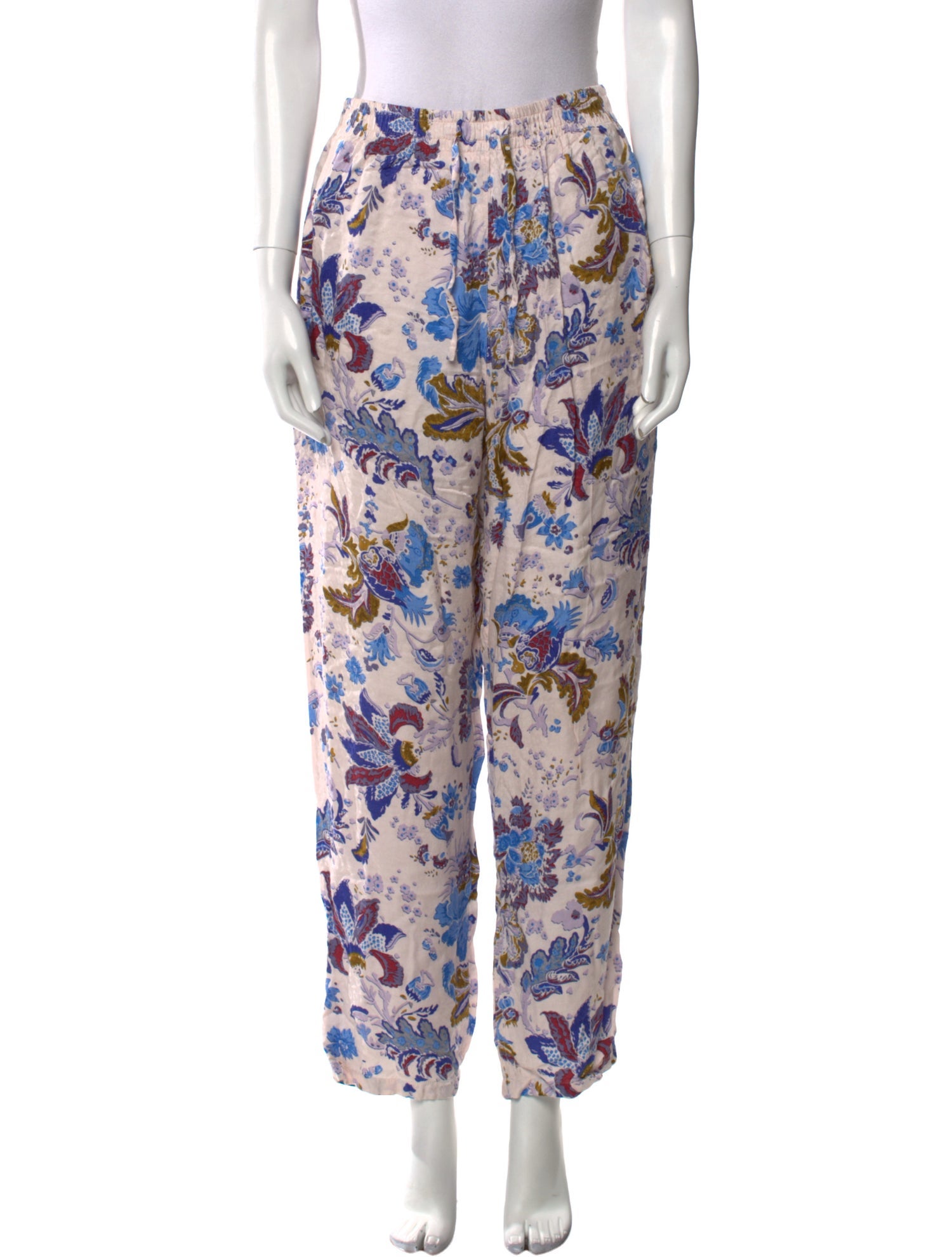 Étoile Isabel Marant Floral Print Straight Leg Pants