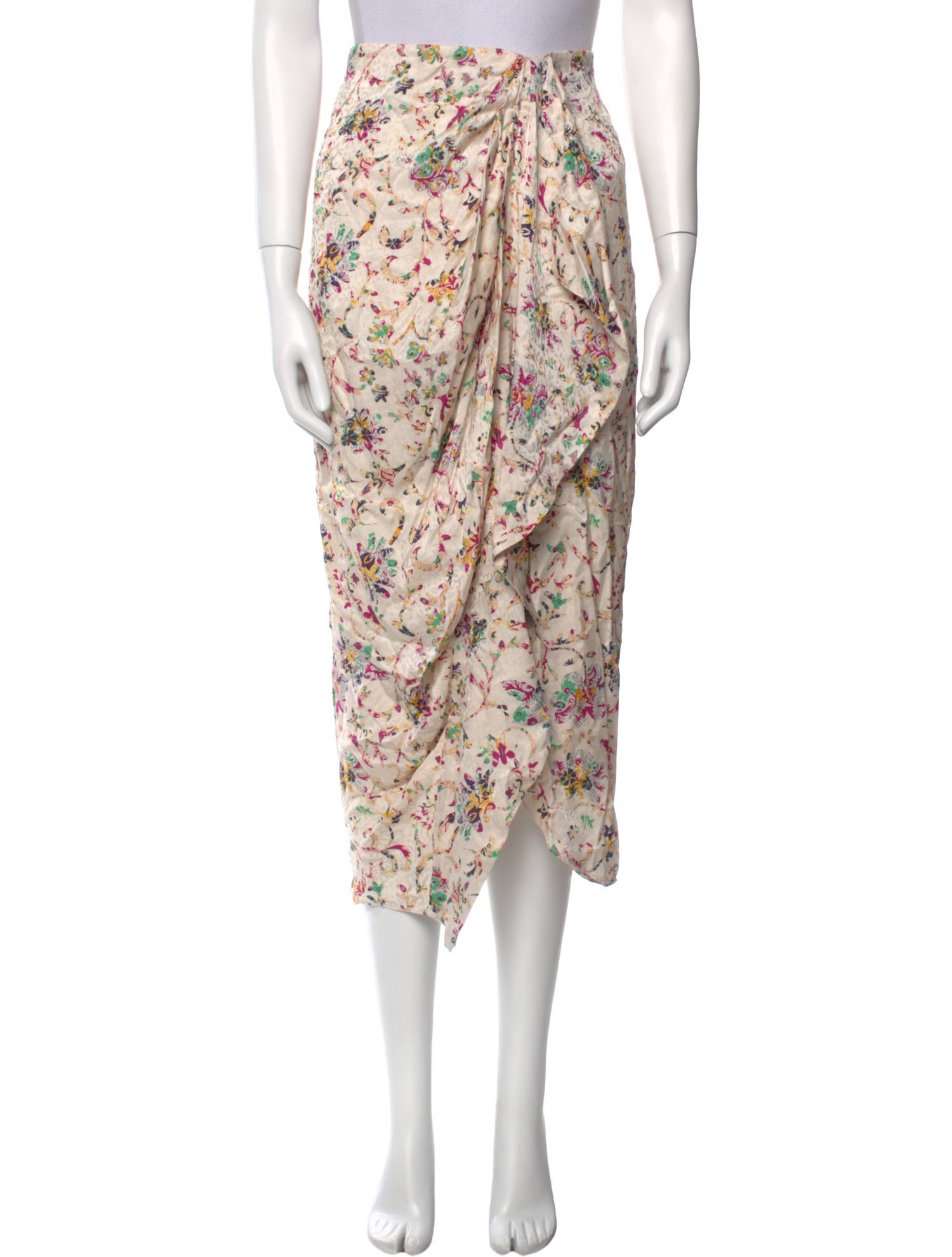 Étoile Isabel Marant Floral Print Midi Length Skirt