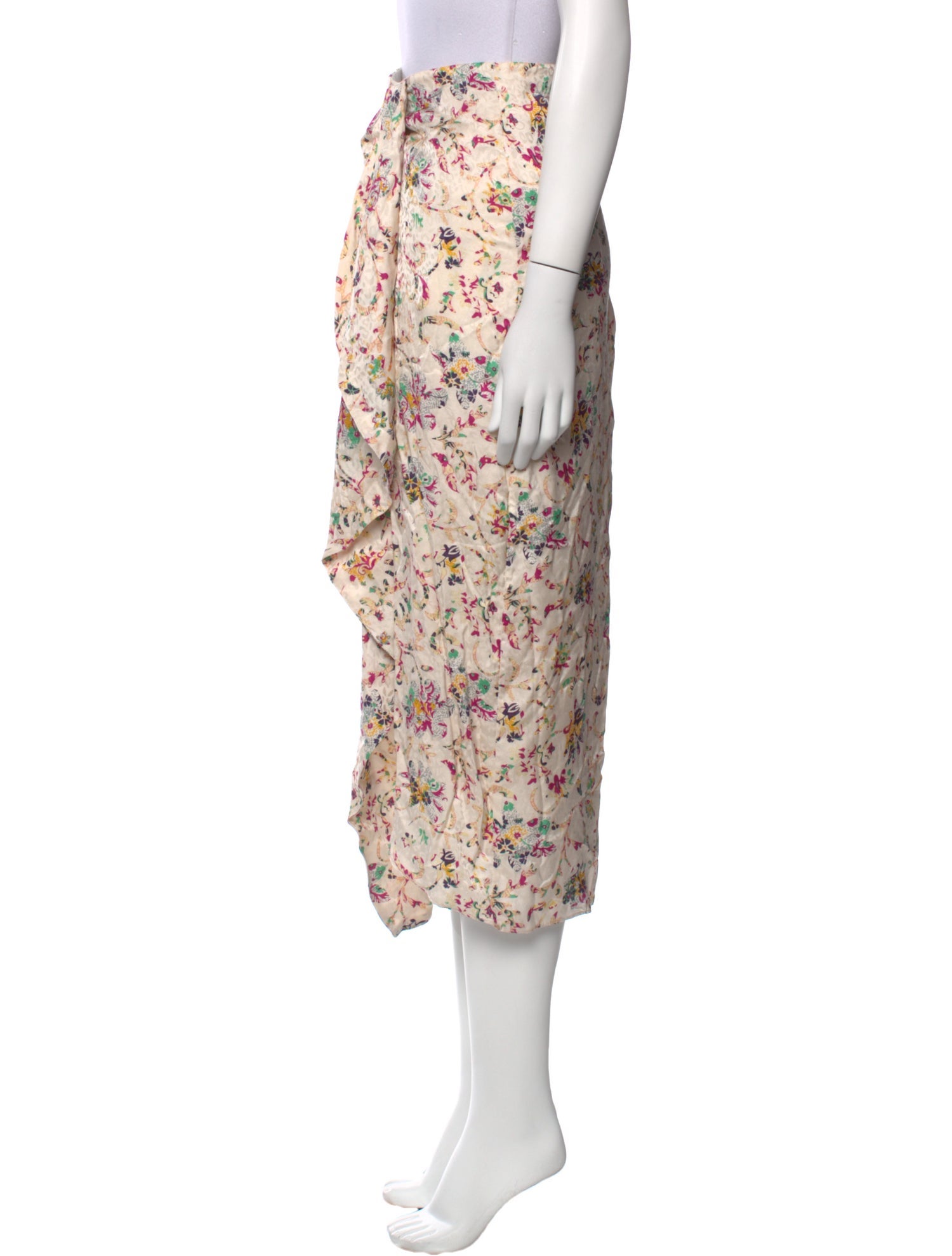 Étoile Isabel Marant Floral Print Midi Length Skirt