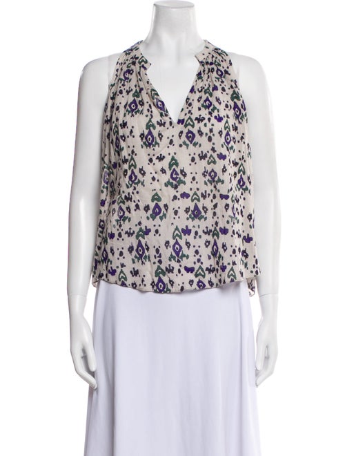 Étoile Isabel Marant Floral Print V-Neck Blouse