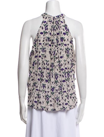 Étoile Isabel Marant Floral Print V-Neck Blouse