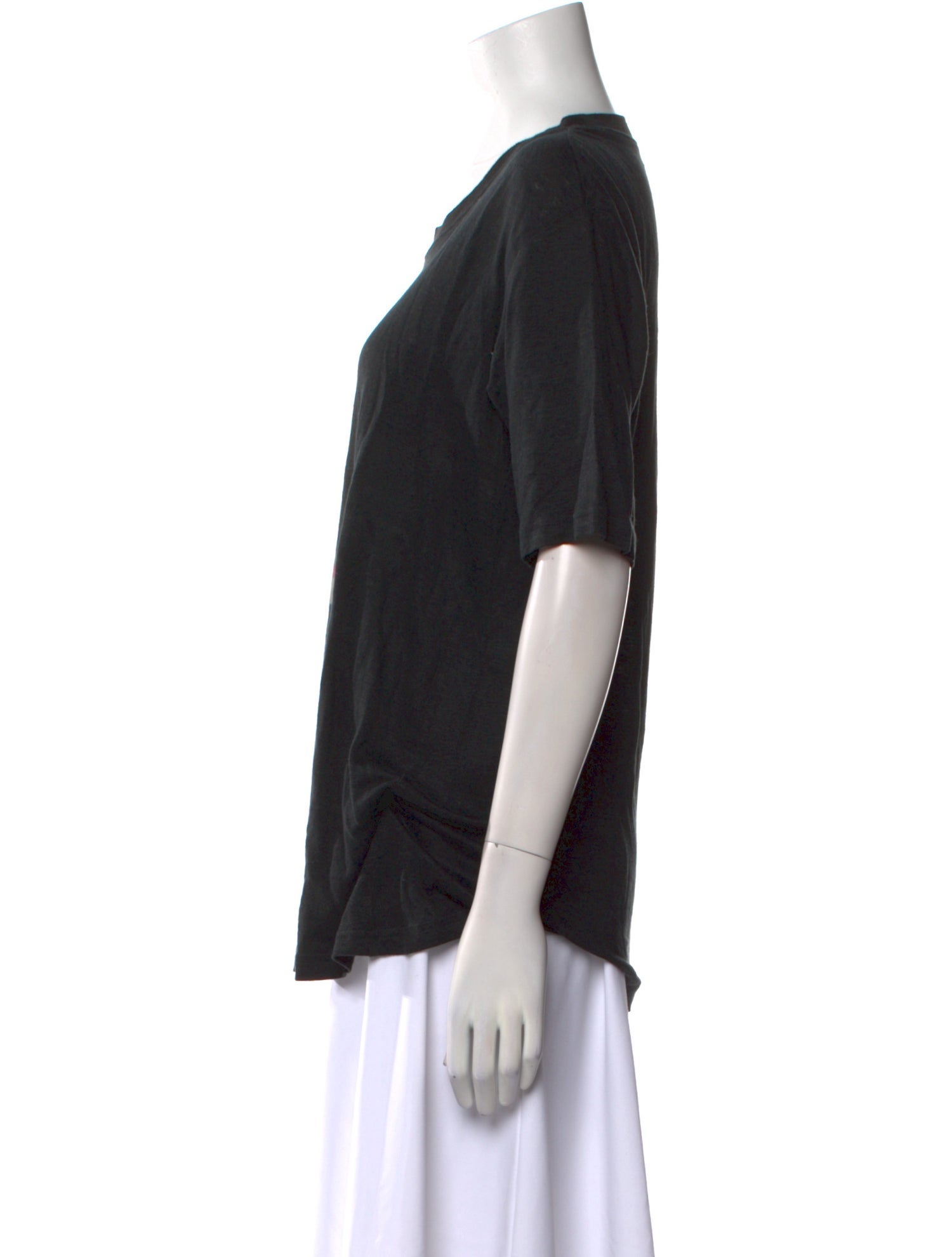 Étoile Isabel Marant Linen Graphic Print T-Shirt