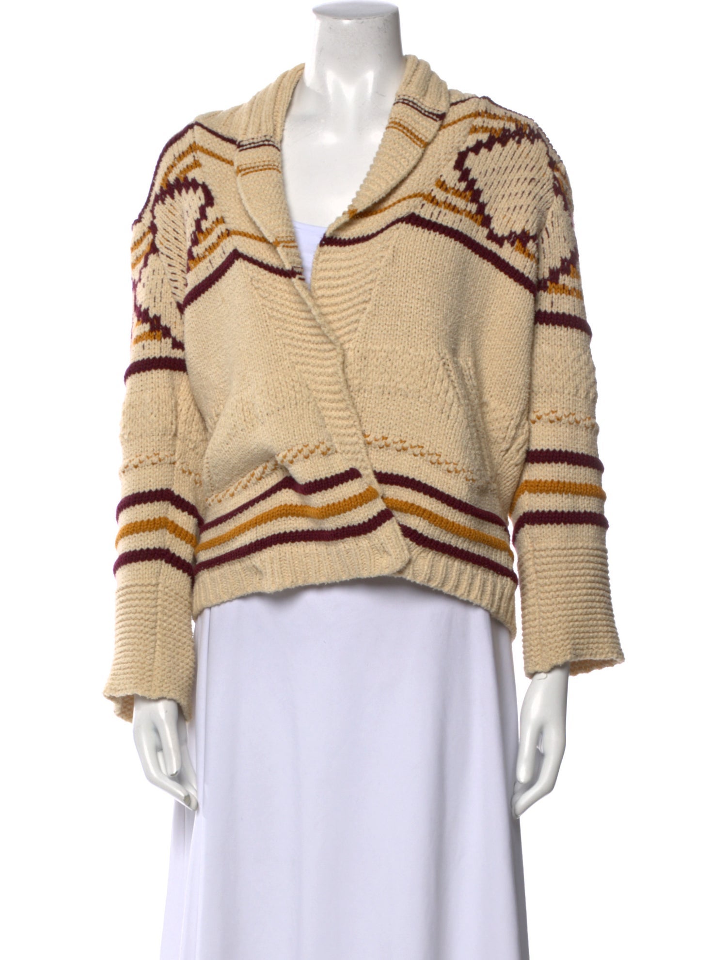 Étoile Isabel Marant Striped V-Neck Sweater