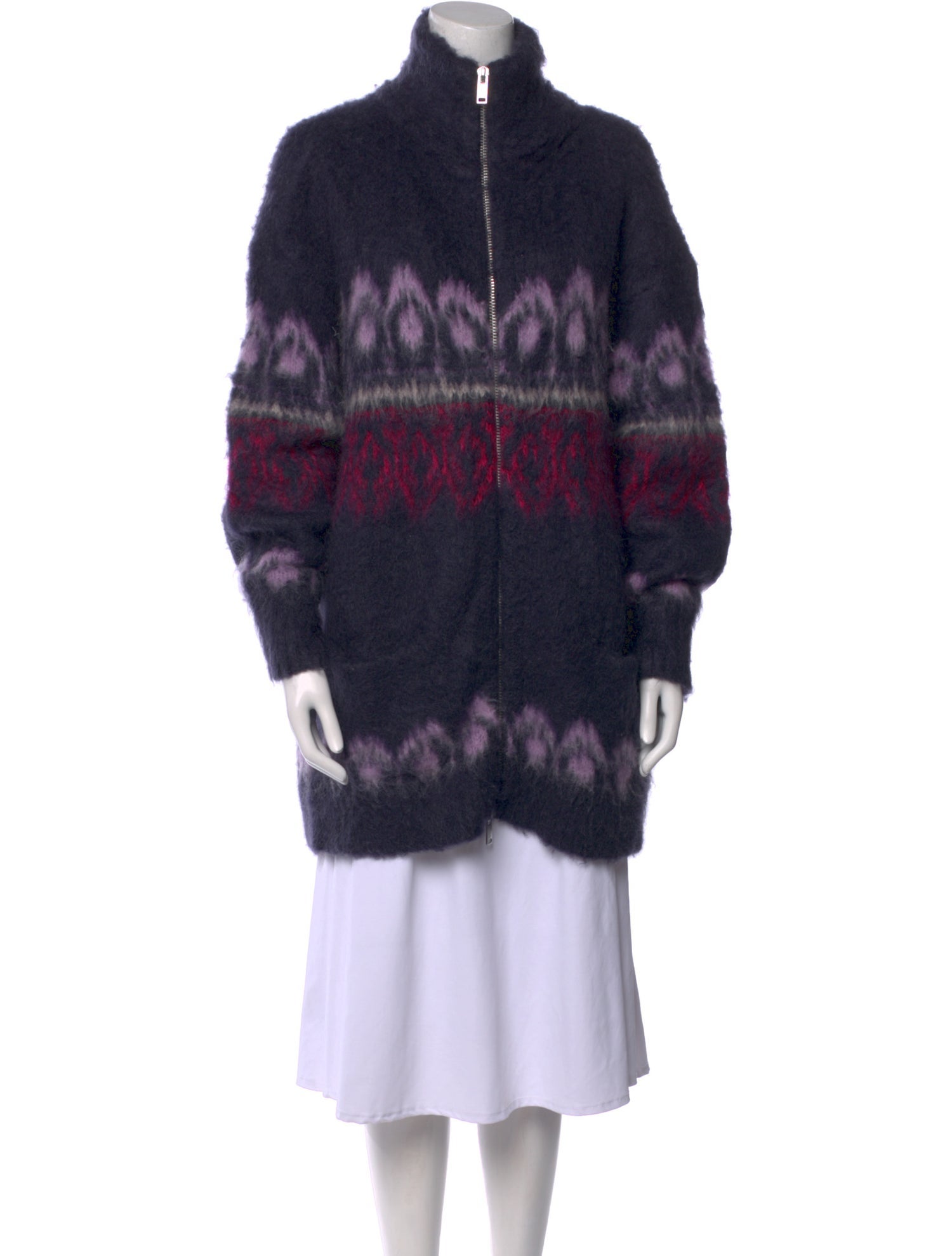 Étoile Isabel Marant Printed Mock Neck Sweater