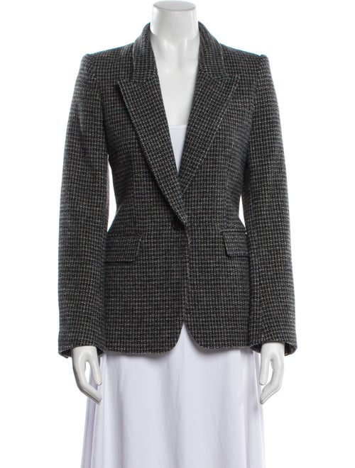 Étoile Isabel Marant Wool Plaid Print Blazer