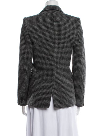 Étoile Isabel Marant Wool Plaid Print Blazer