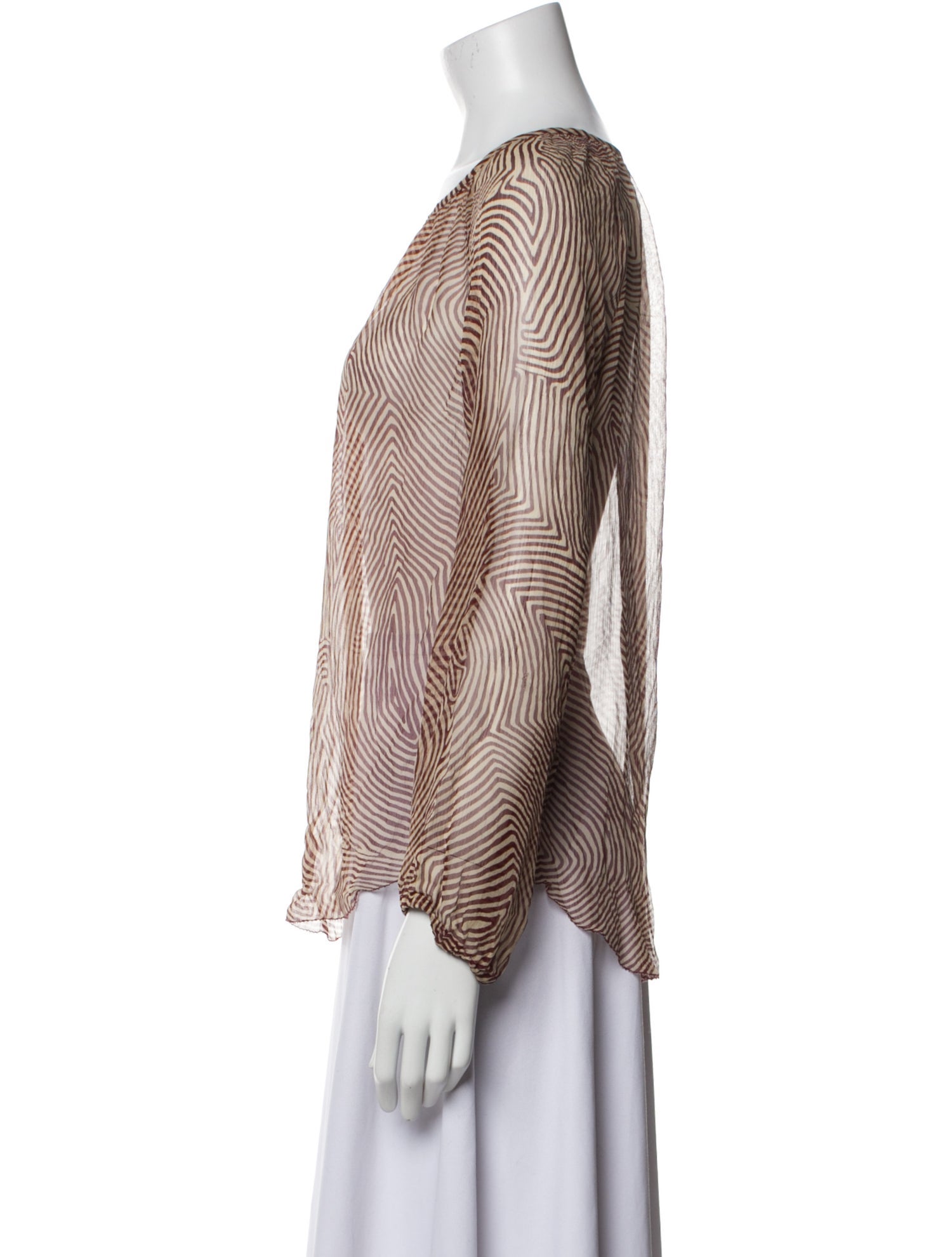 Étoile Isabel Marant Silk Striped Blouse