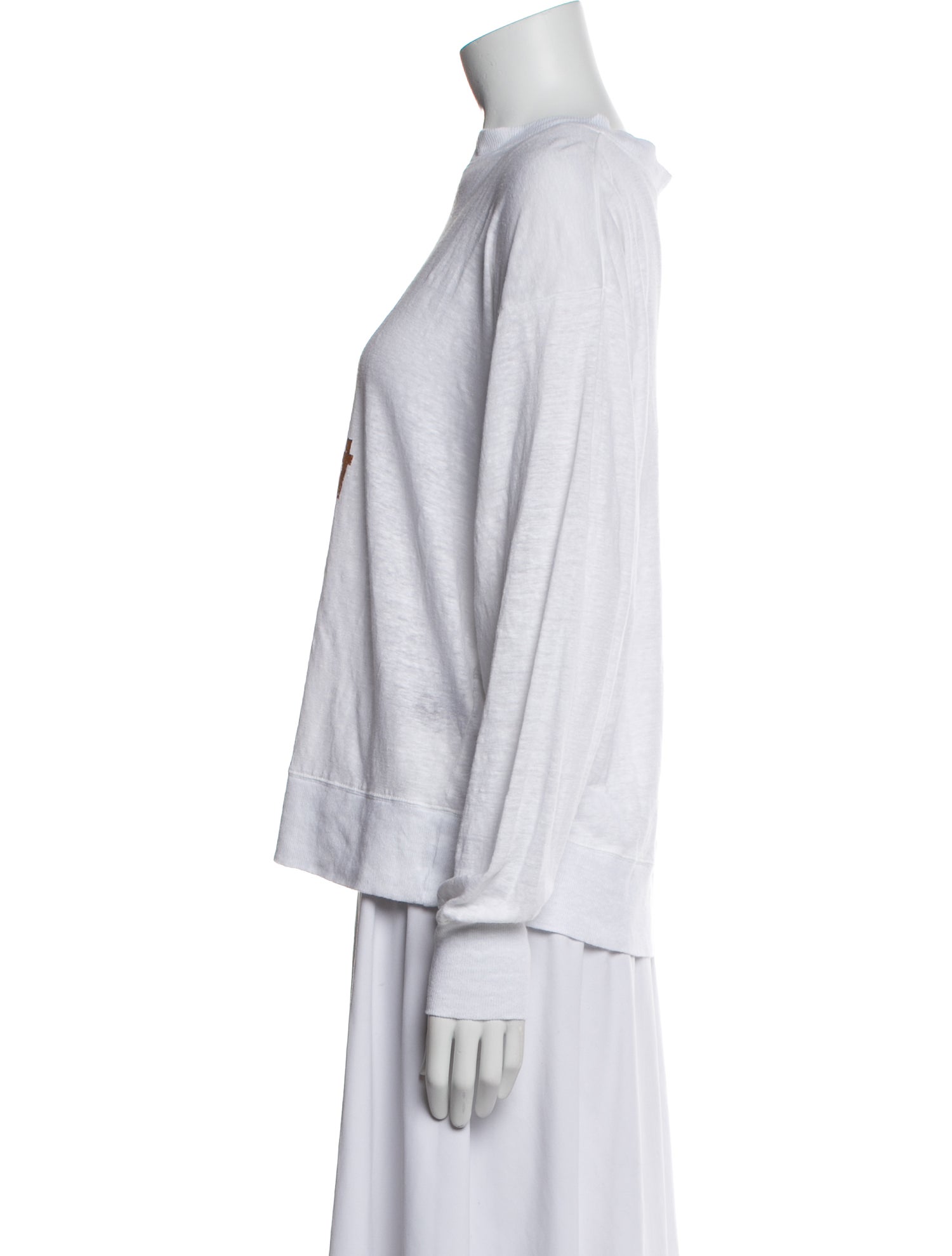 Étoile Isabel Marant Linen Graphic Print Sweatshirt