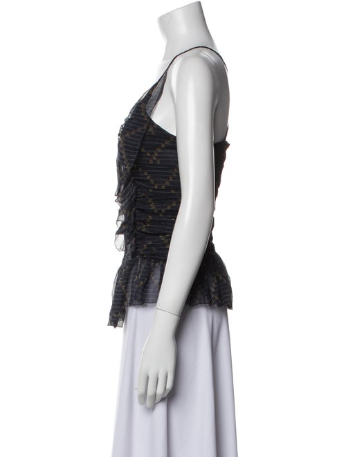 Étoile Isabel Marant Silk Square Neckline Top