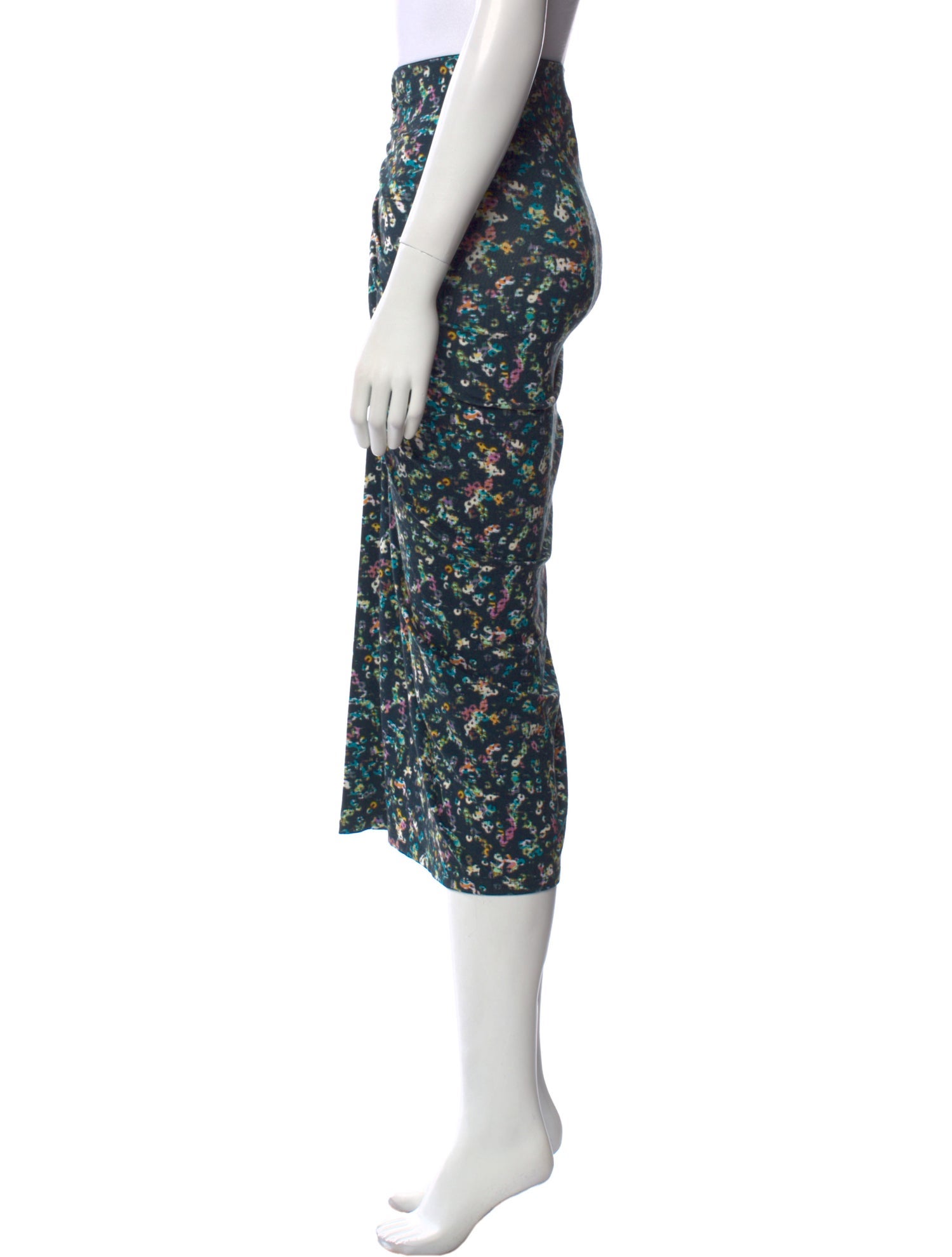 Étoile Isabel Marant Floral Print Midi Length Skirt