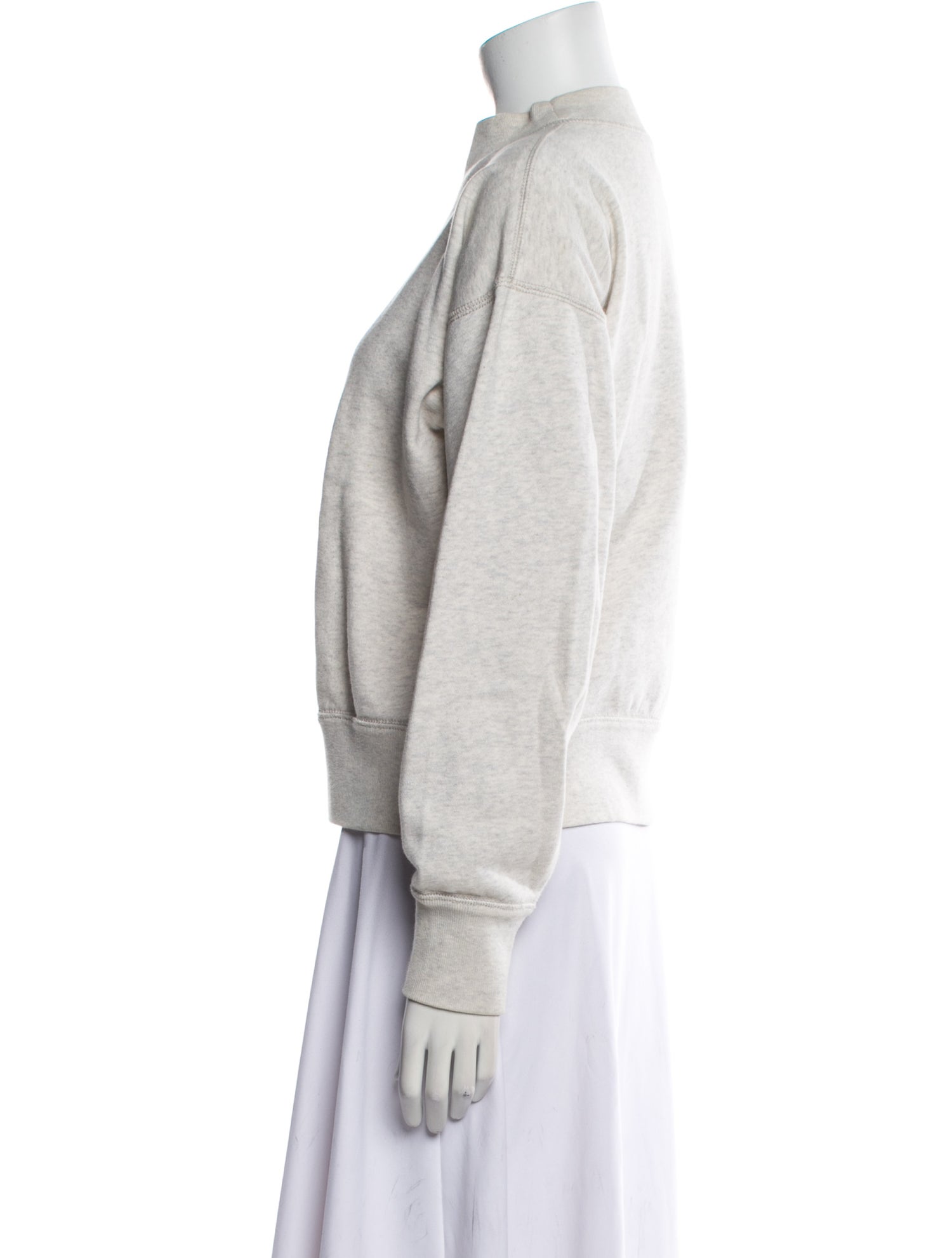 Étoile Isabel Marant Graphic Print Mock Neck Sweatshirt