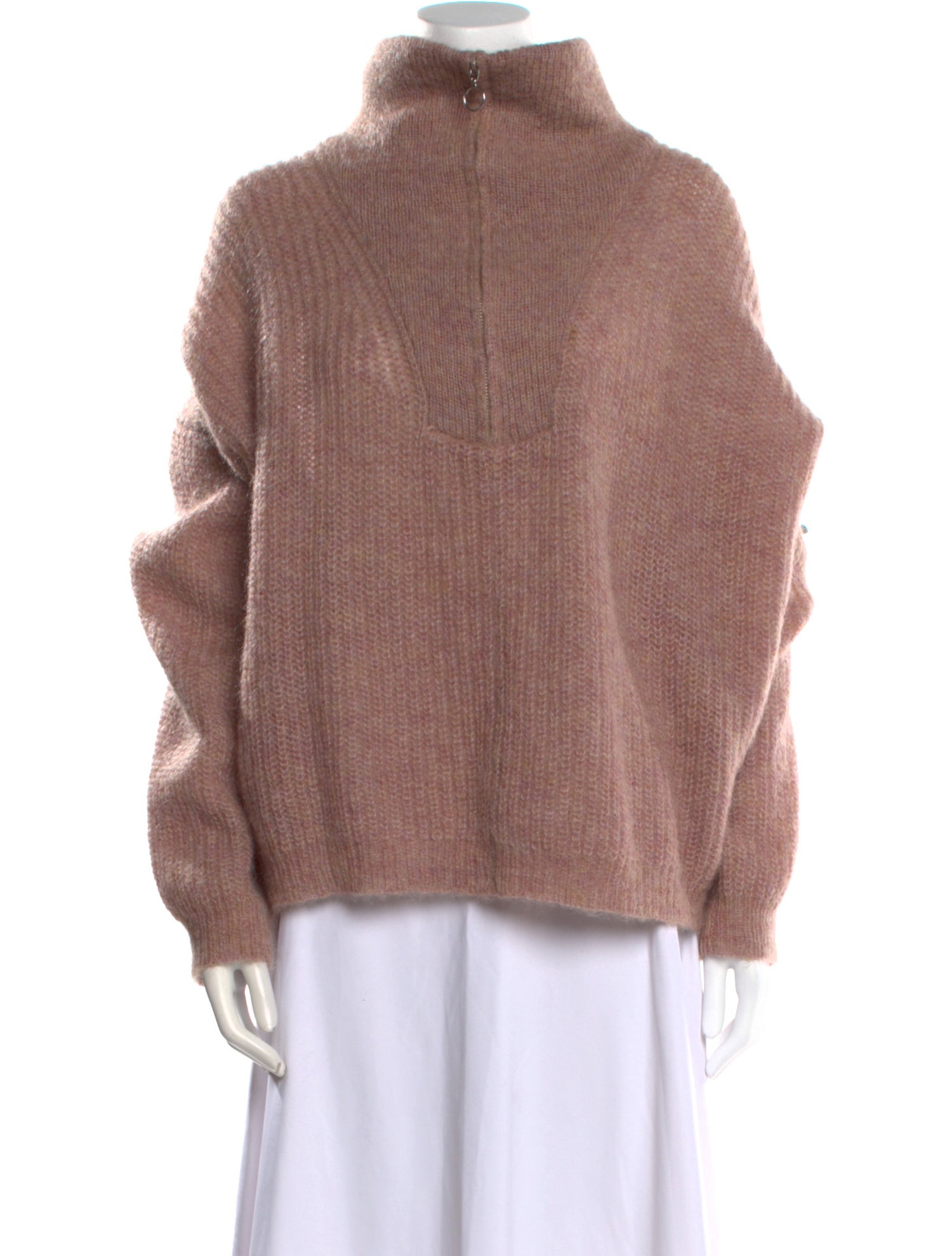 Étoile Isabel Marant Kid Mohair Mock Neck Sweater