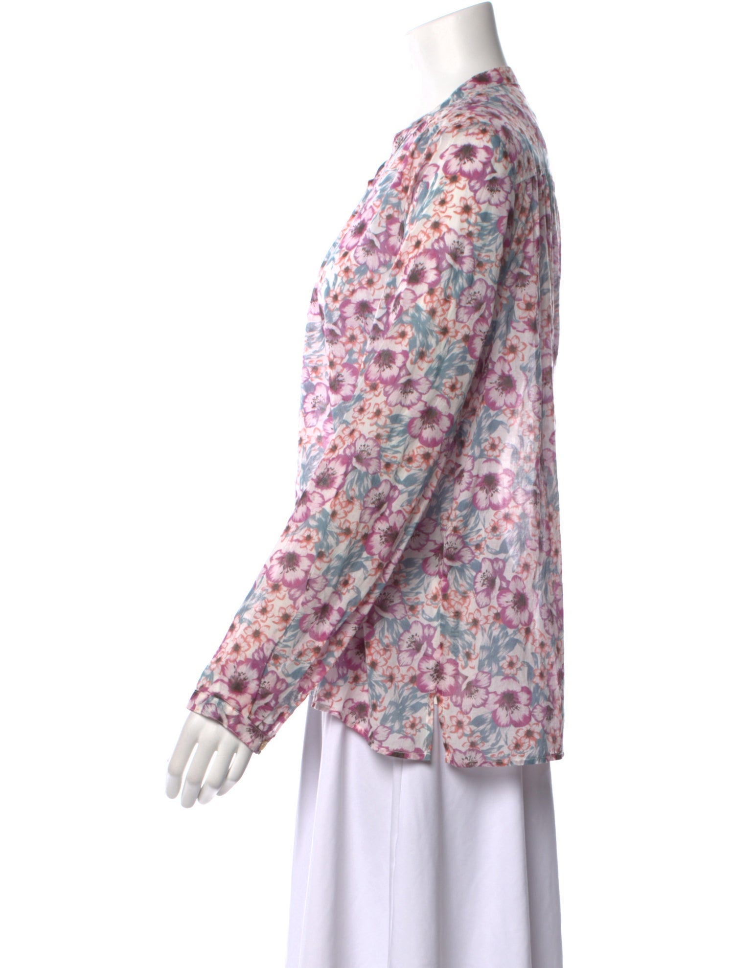 Étoile Isabel Marant Floral Print Crew Neck Blouse