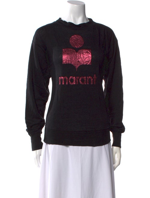 Étoile Isabel Marant Linen Graphic Print Sweatshirt