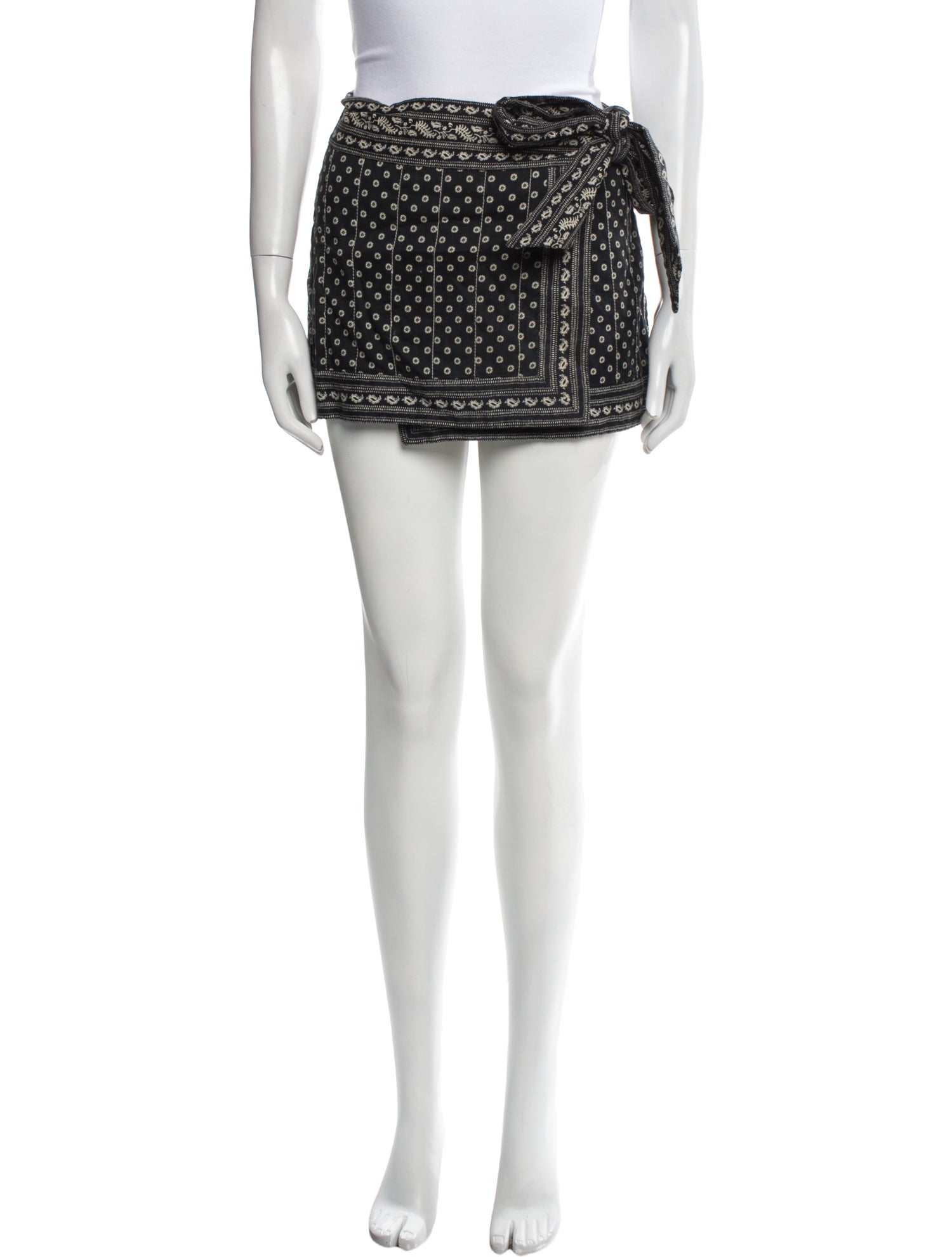 Étoile Isabel Marant Polka Dot Print Mini Skirt
