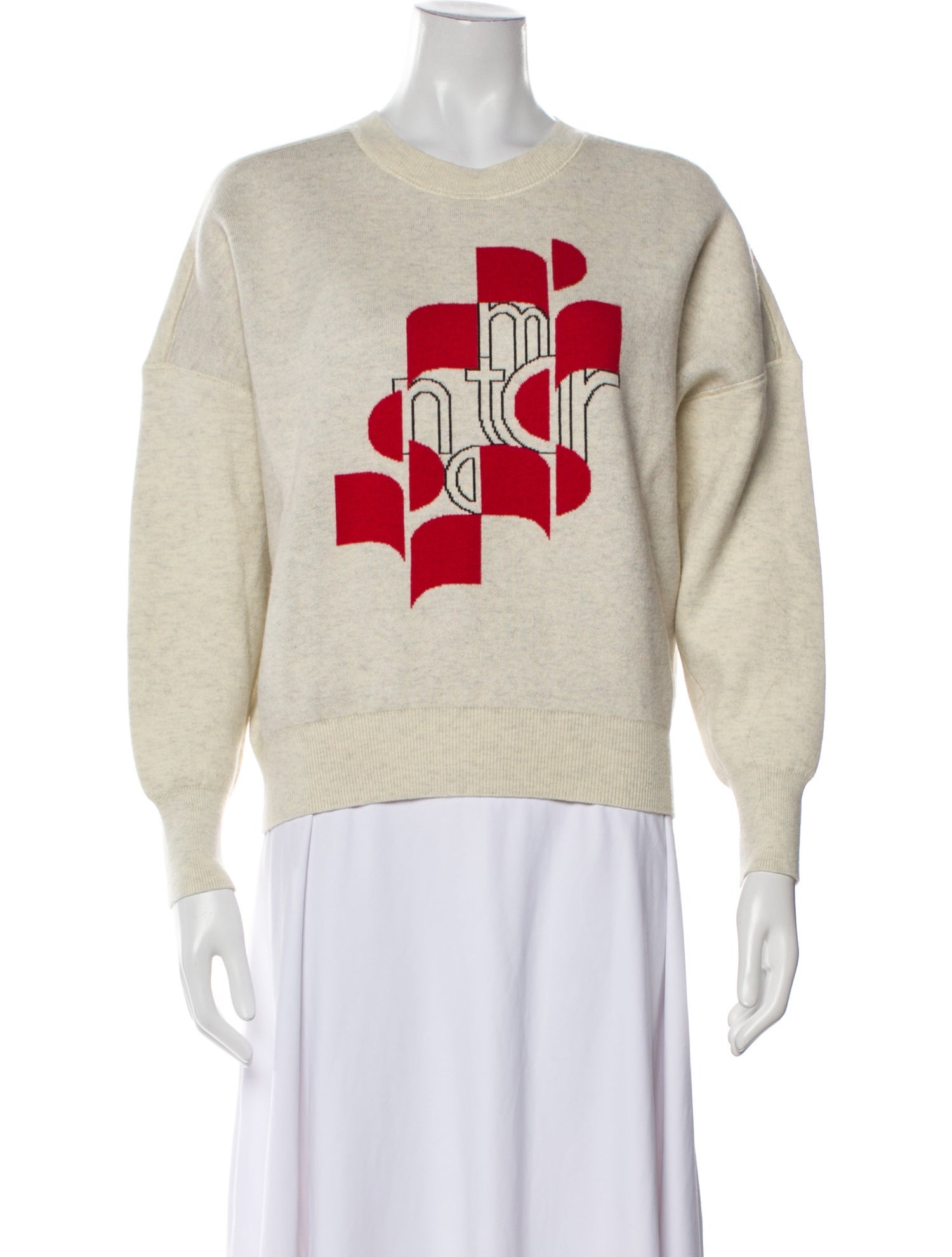 Étoile Isabel Marant Graphic Print Crew Neck Sweater