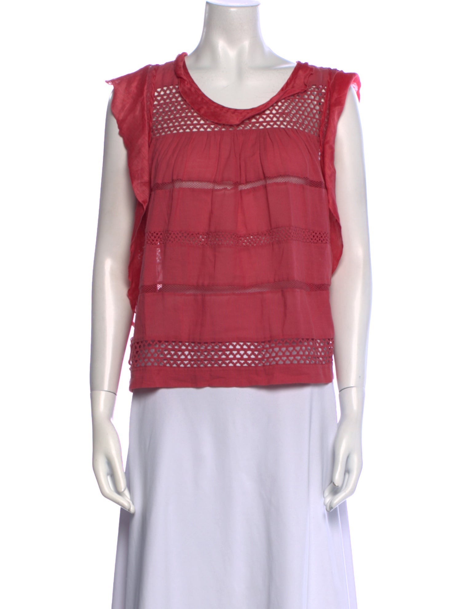 Étoile Isabel Marant Scoop Neck Short Sleeve Top