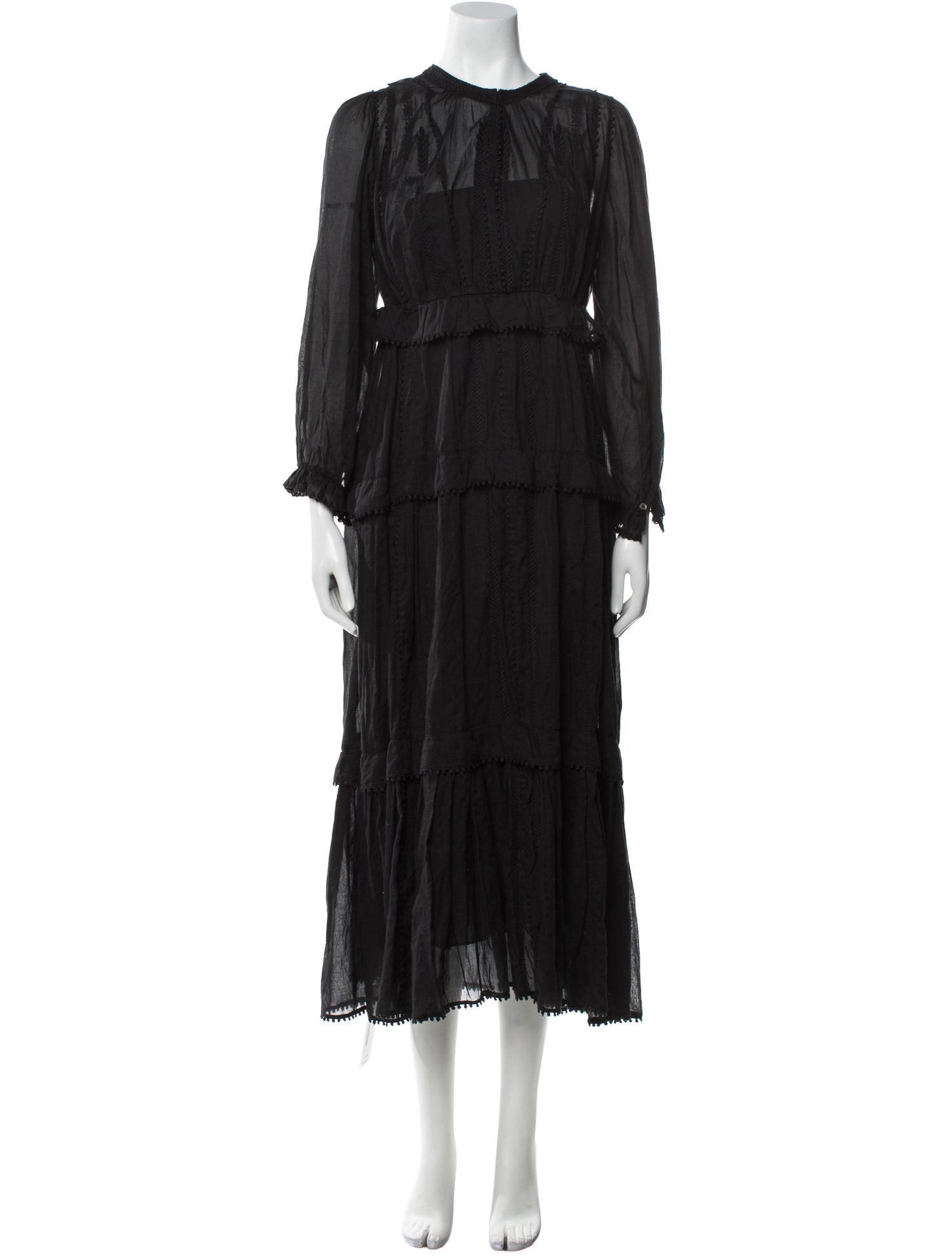 Étoile Isabel Marant Crew Neck Long Dress