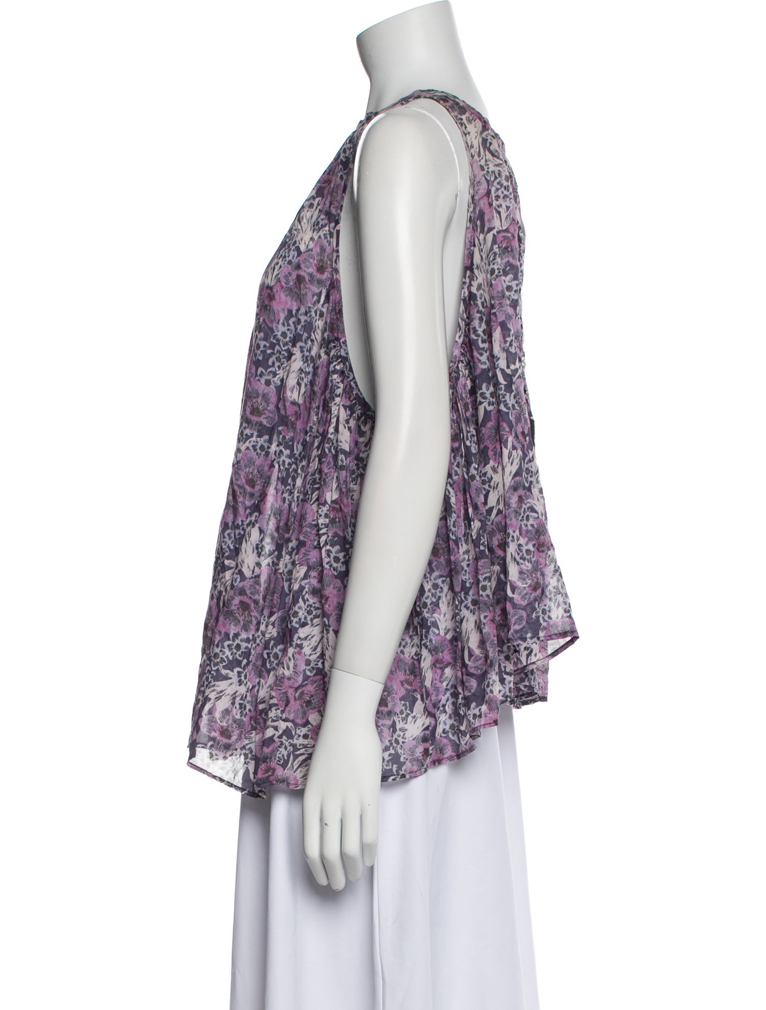 Étoile Isabel Marant Floral Print Halterneck Blouse w/ Tags