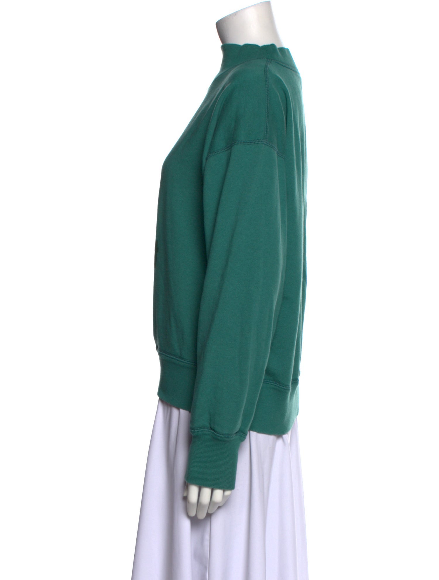 Étoile Isabel Marant Graphic Print Mock Neck Sweatshirt