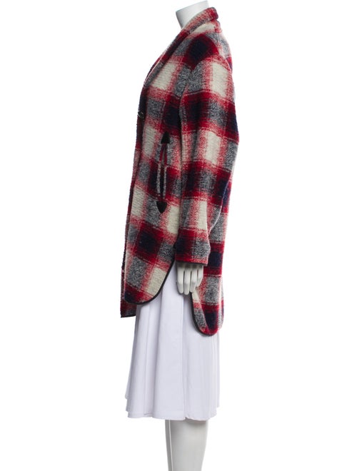 Étoile Isabel Marant Wool Plaid Print Jacket