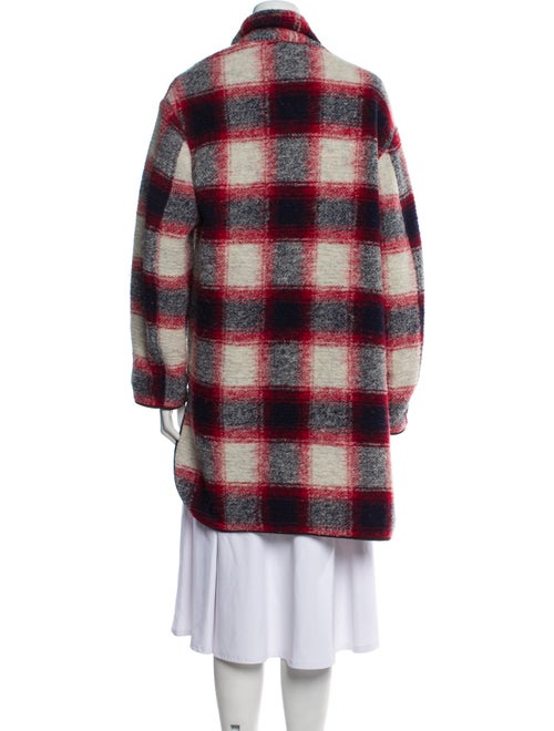 Étoile Isabel Marant Wool Plaid Print Jacket