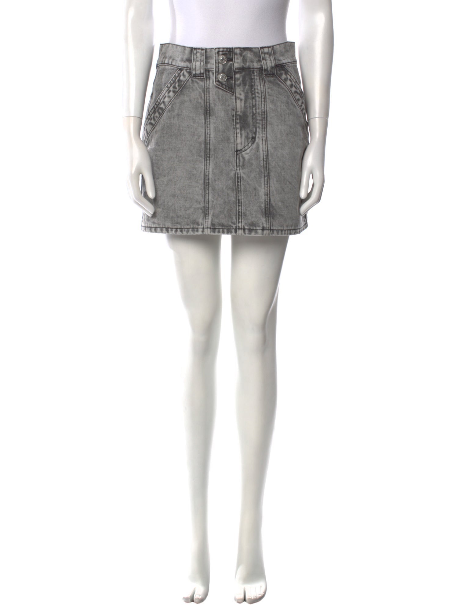 Étoile Isabel Marant Pleated Accents Mini Skirt