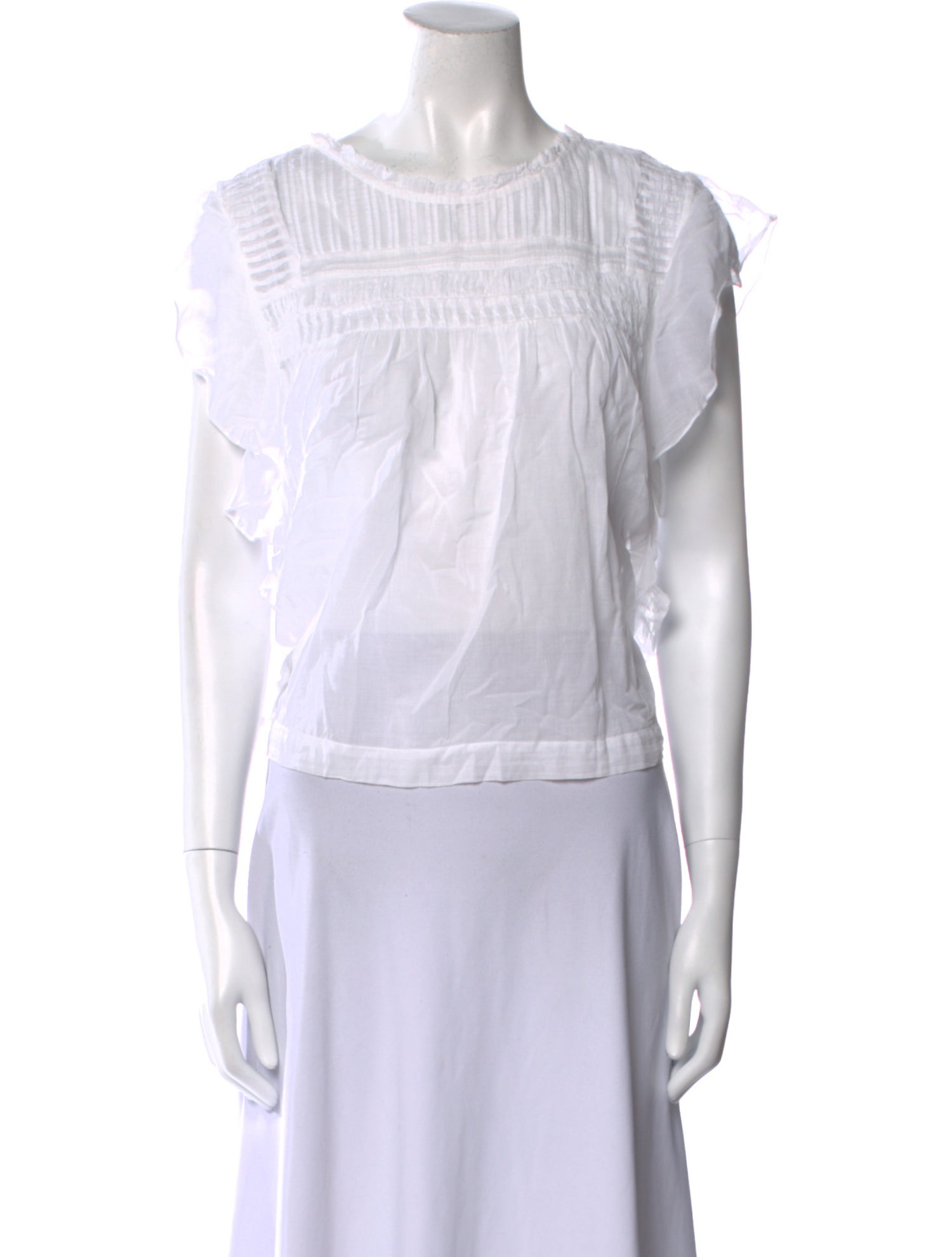 Étoile Isabel Marant Bateau Neckline Sleeveless Crop Top