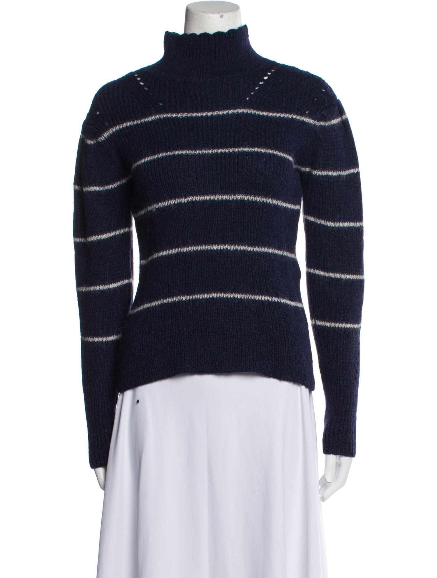 Étoile Isabel Marant Striped Turtleneck Sweater