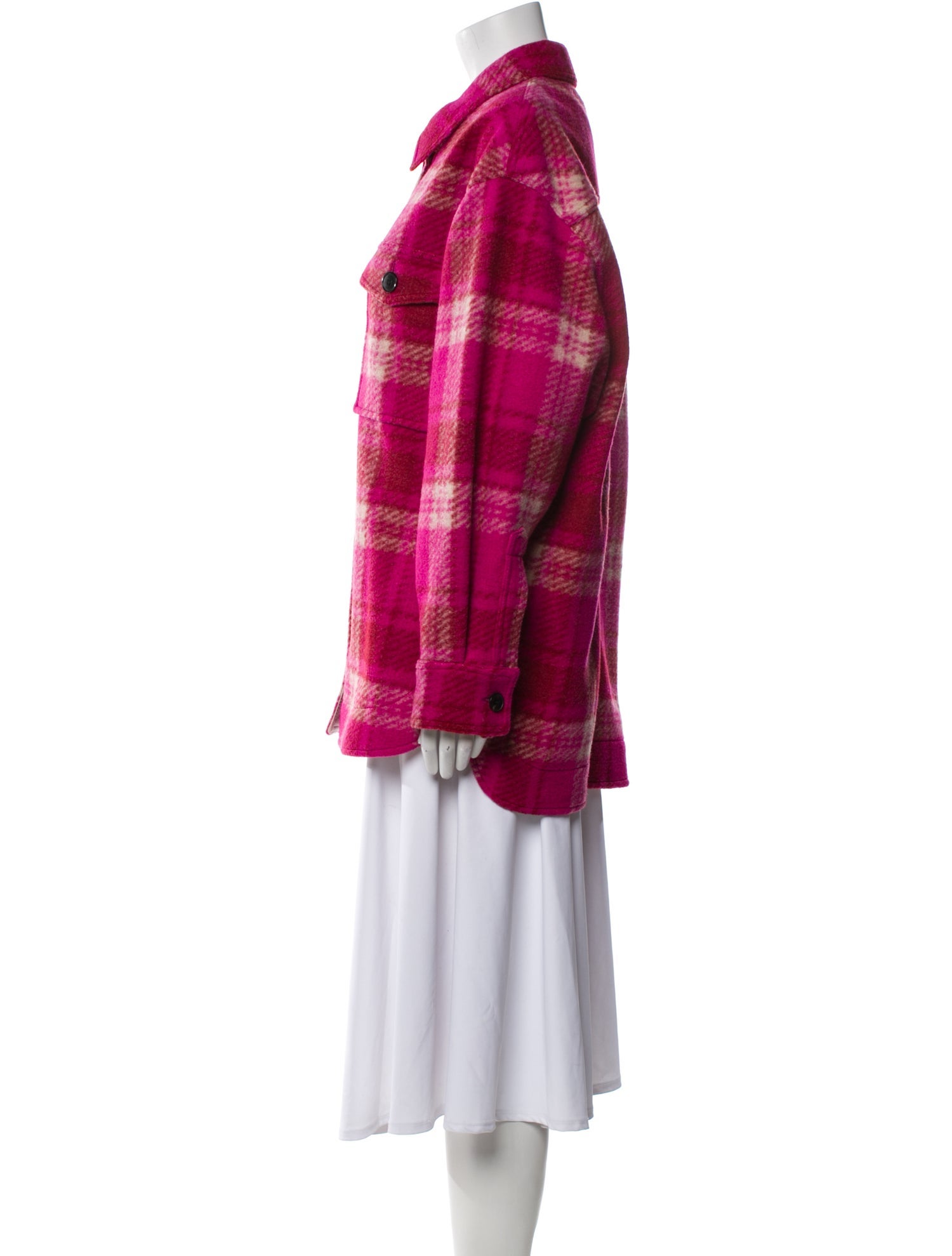 Étoile Isabel Marant Plaid Print Coat