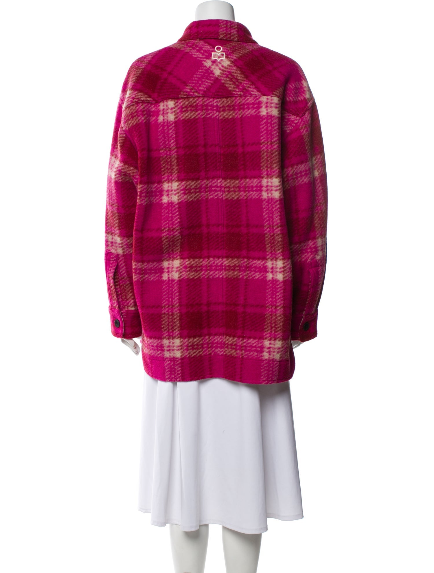 Étoile Isabel Marant Plaid Print Coat